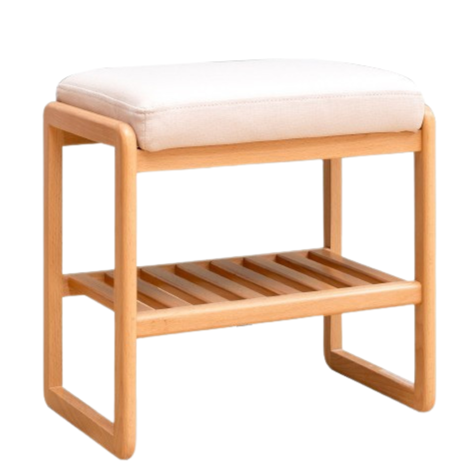 Beech Solid Wood Shoe Changing Stool