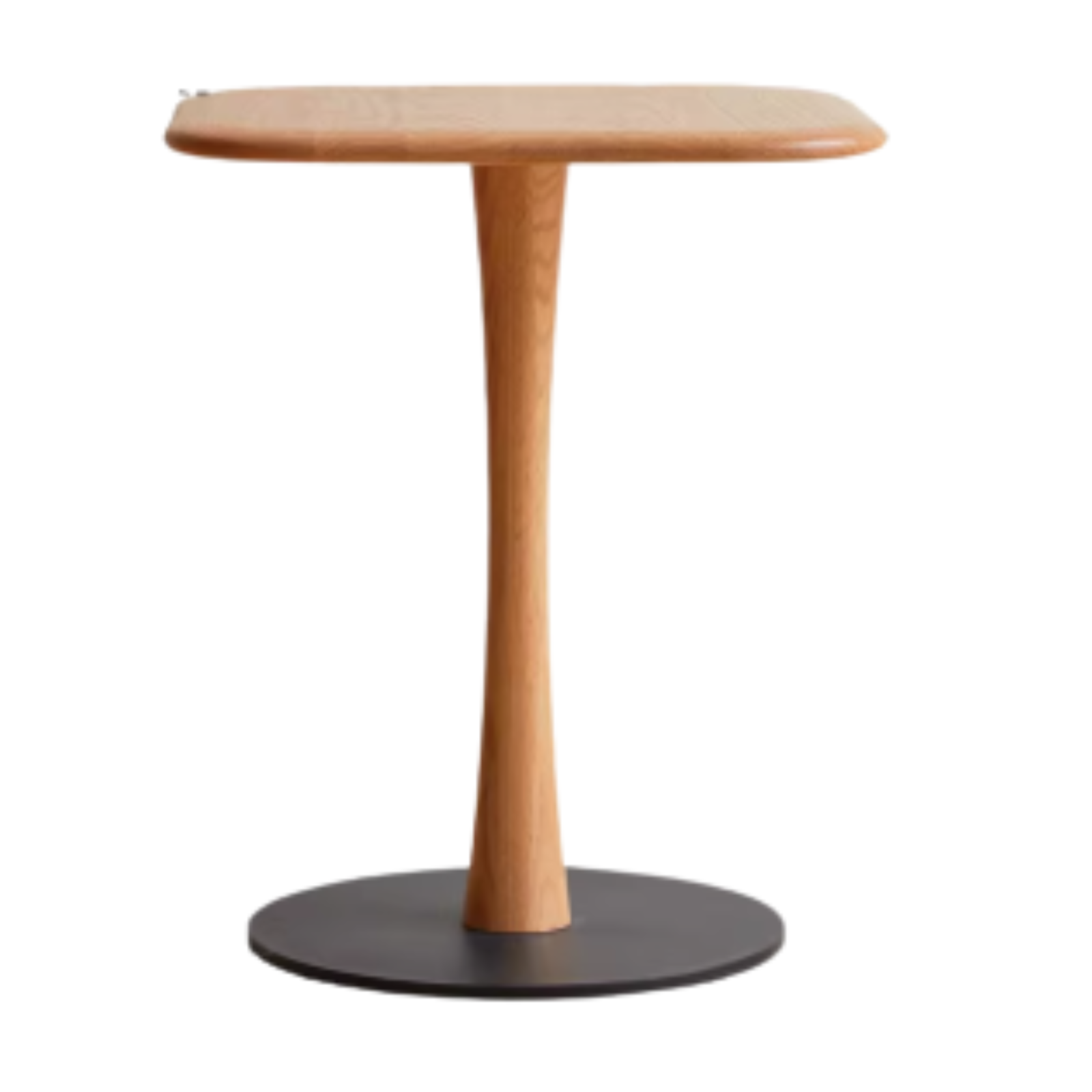 Oak, Black Walnut, Cherry, Beech Solid Wood Round Side Table Modern