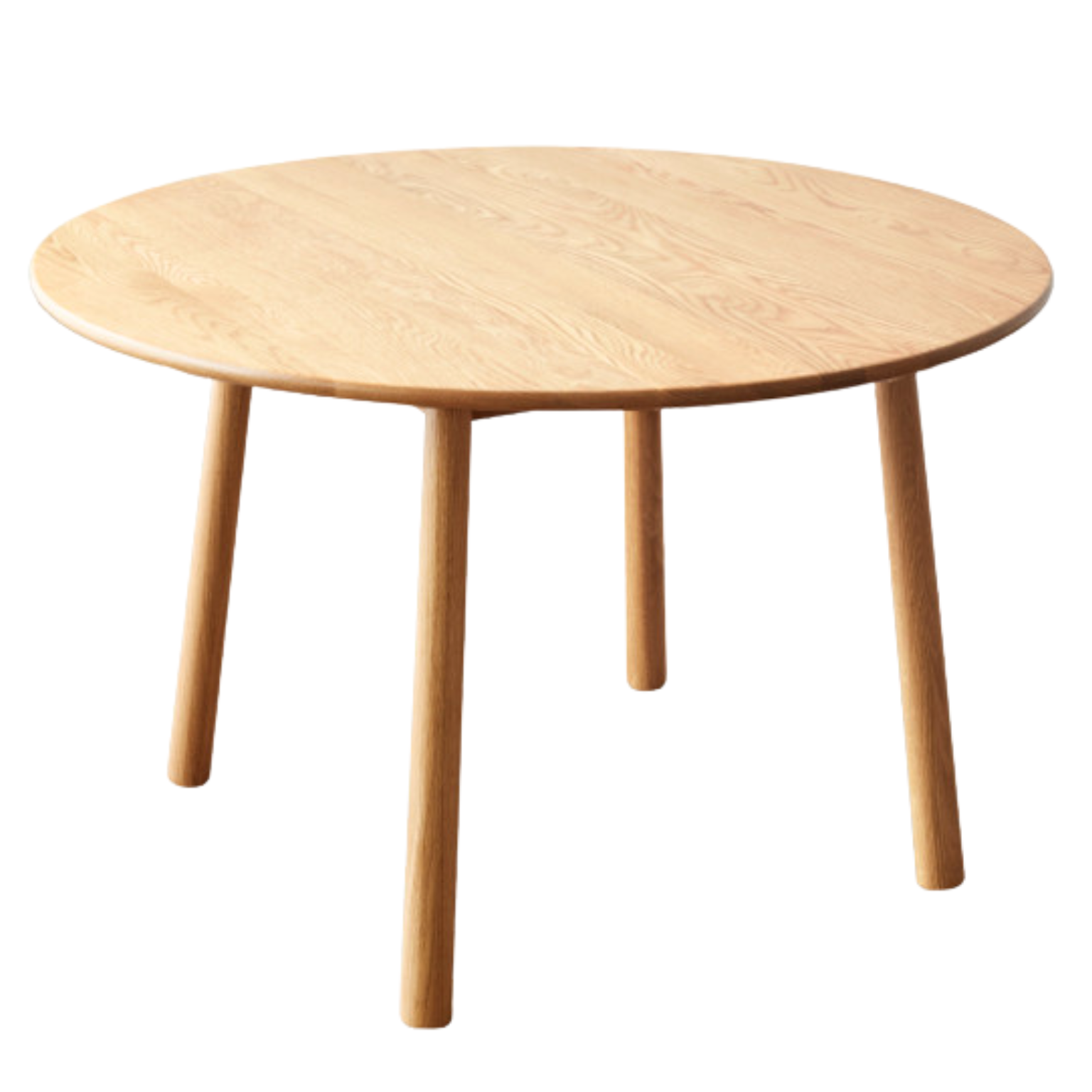 Oak Solid Wood Round Dining Table