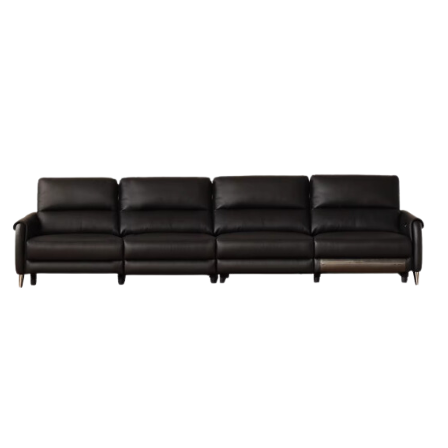 Genuine Leather Zero Wall Multifunctional Electric Sofa, Top Layer Cowhide Sofa.