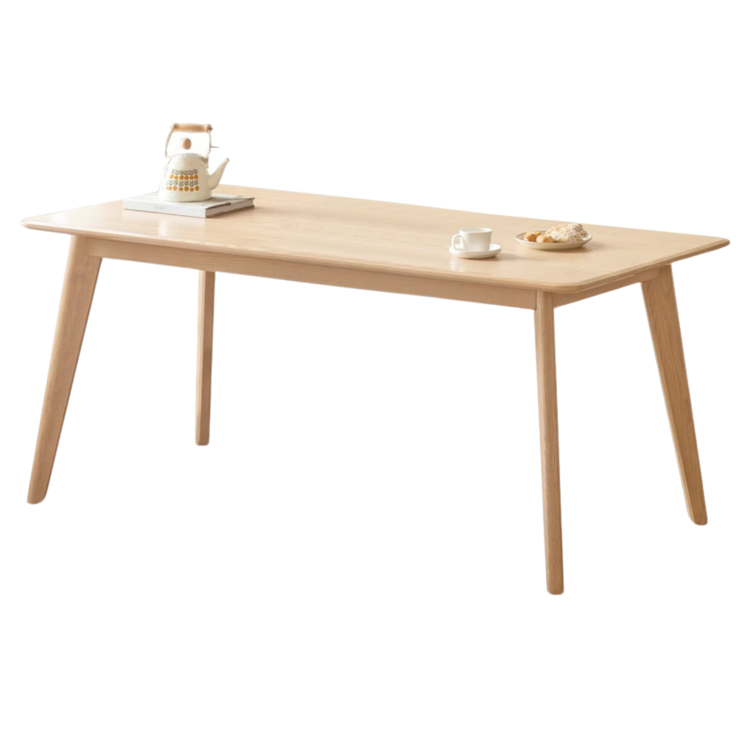Oak, Ash Solid Wood Dining Table