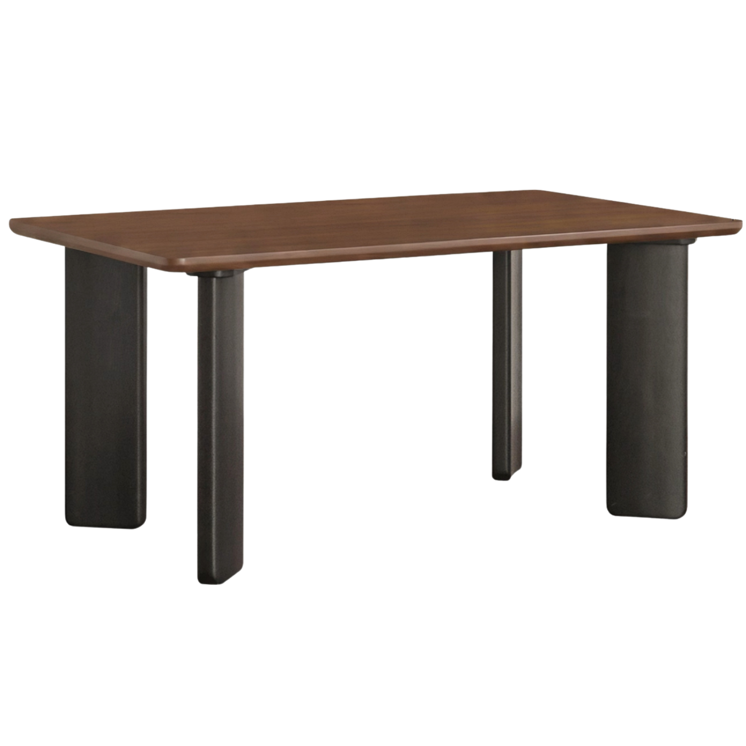 Black Walnut, Ash, Golden Pearwood Solid Wood Light Luxury Rectangular Dining Table