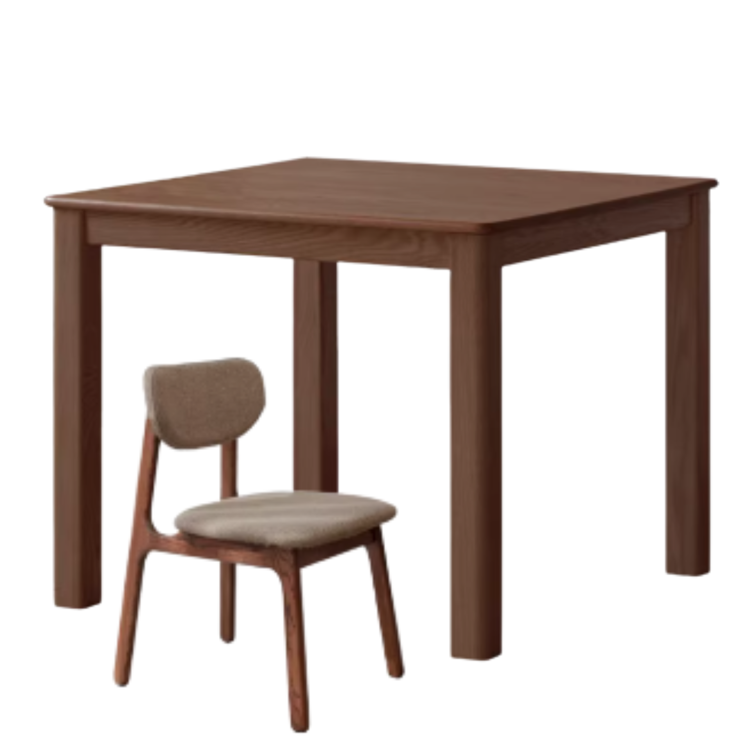 Oak Solid Wood Square Modern Dining Table