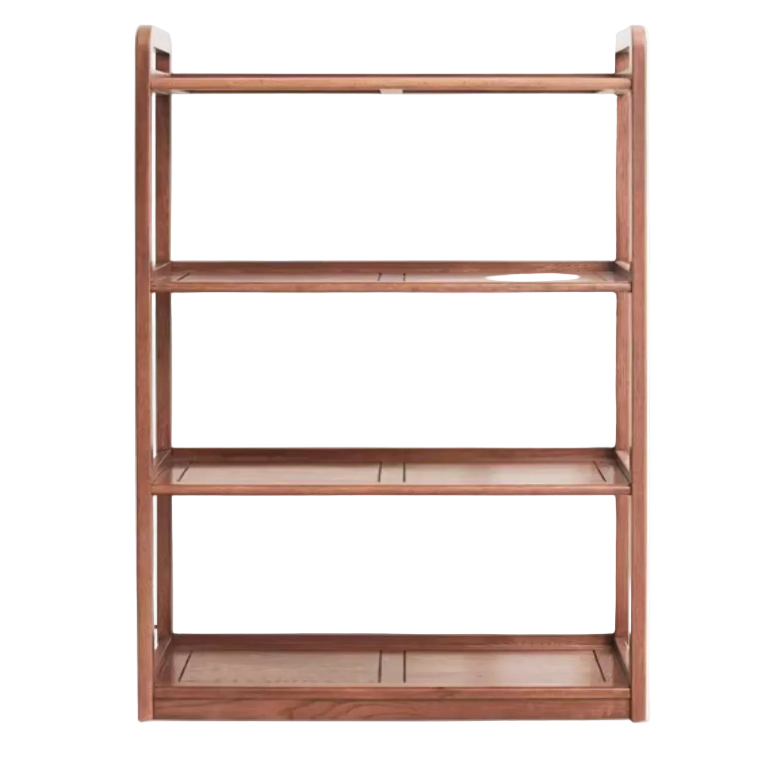 Oak Solid Wood Floor-Standing Bookshelf, Flower Rack
