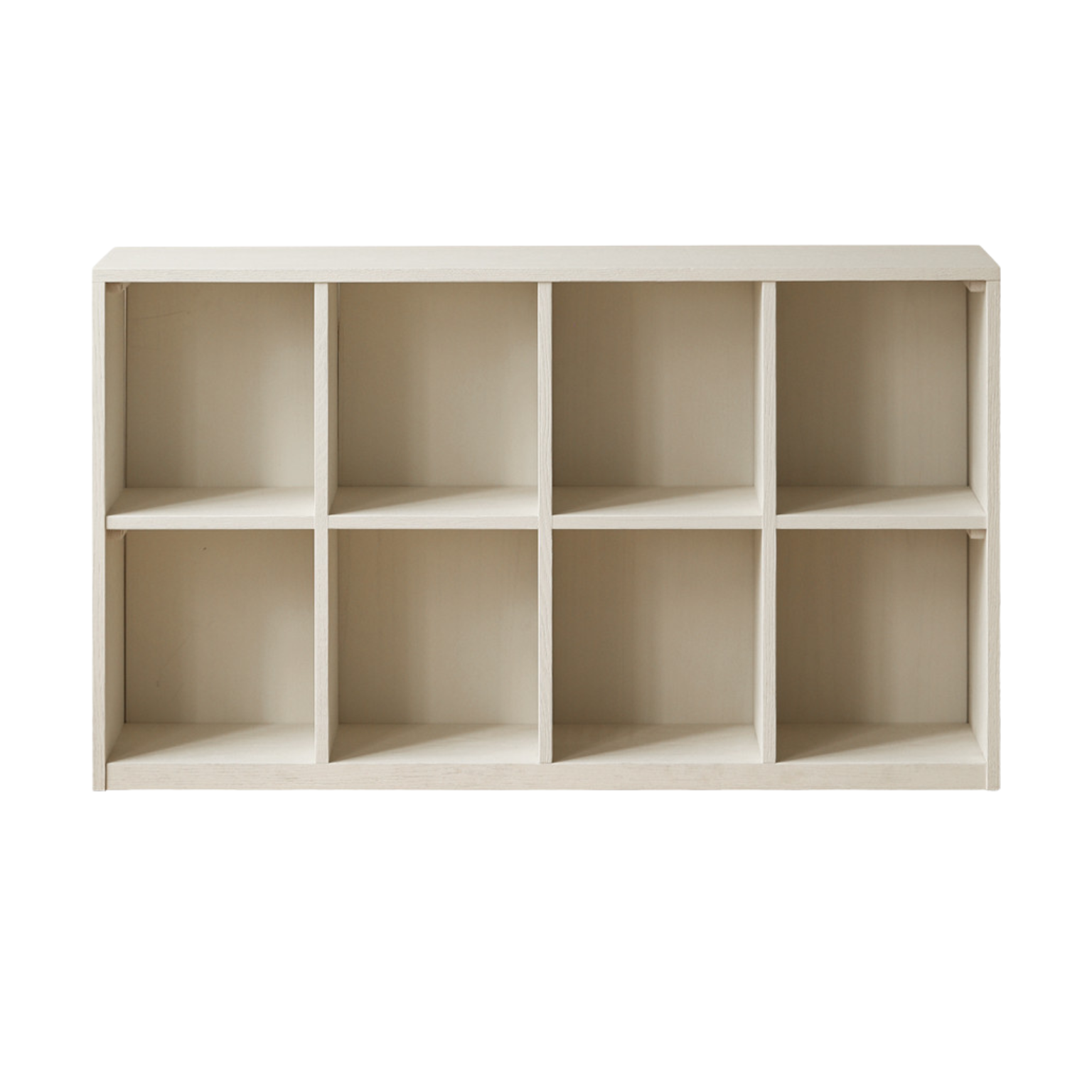 Oak Solid Wood Bookcase Cream Office Desk