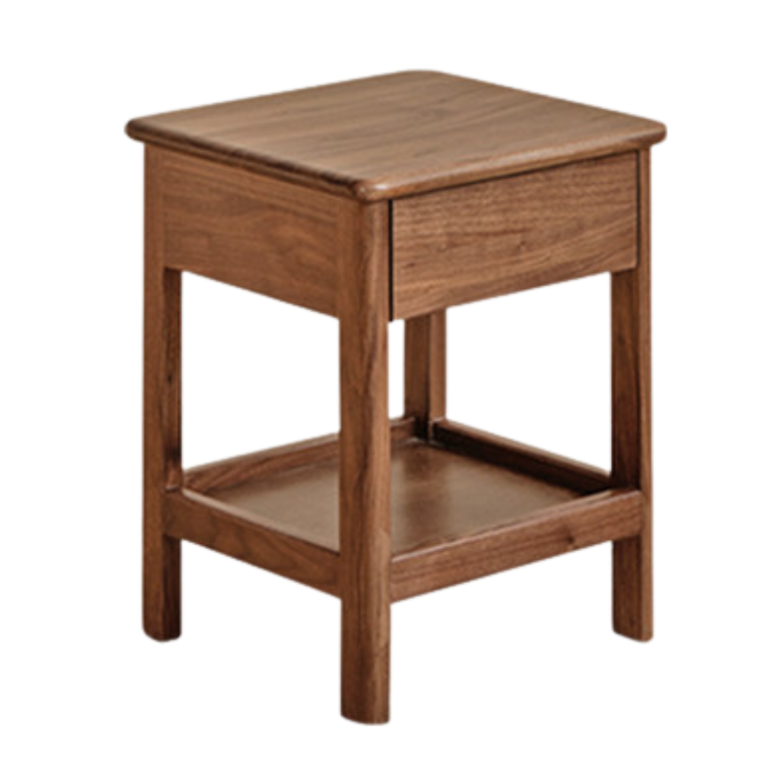 Ash Solid Wood Narrow Edge Nightstand