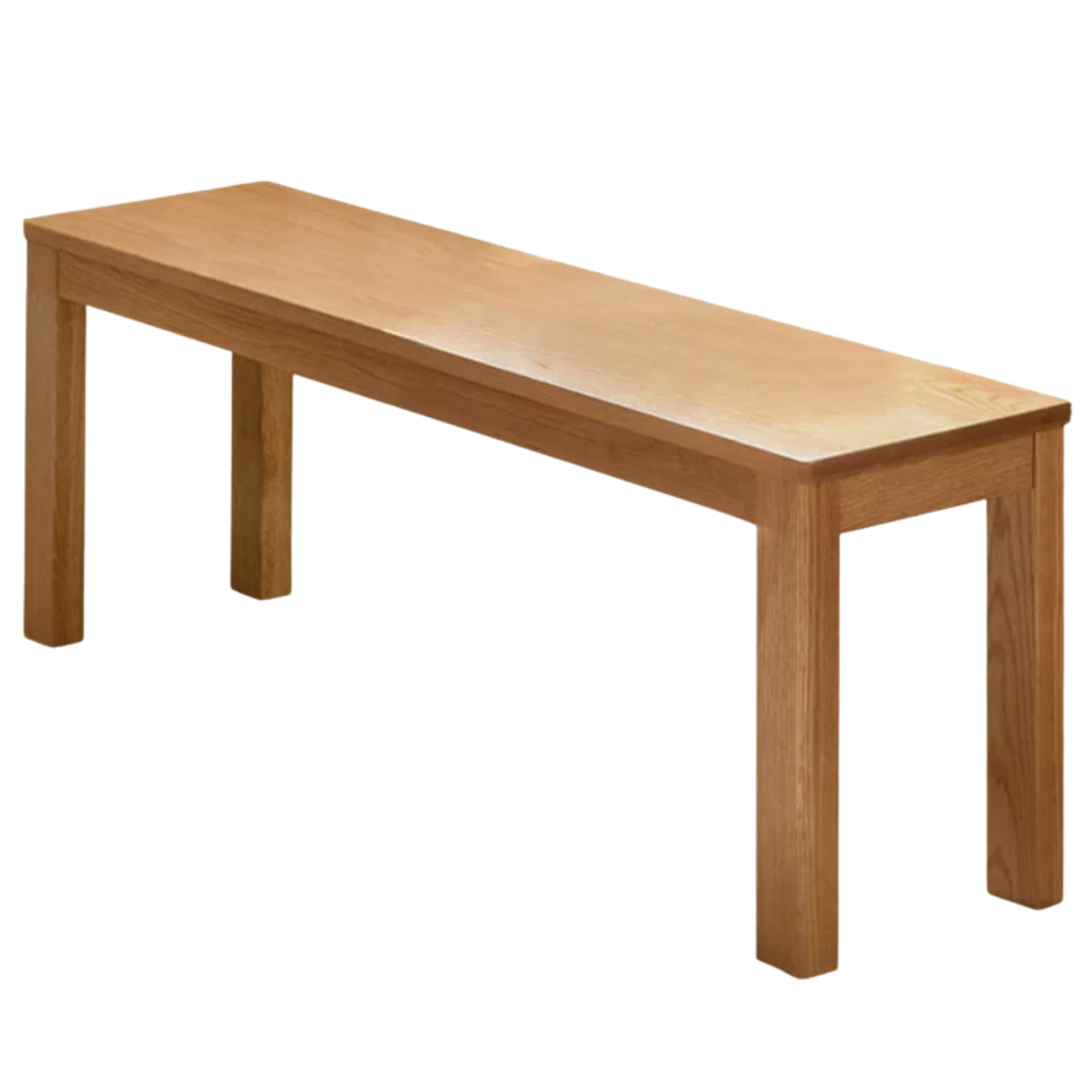 Ash, Oak, Beech, Solid Rubberwood Wide Seat Bench