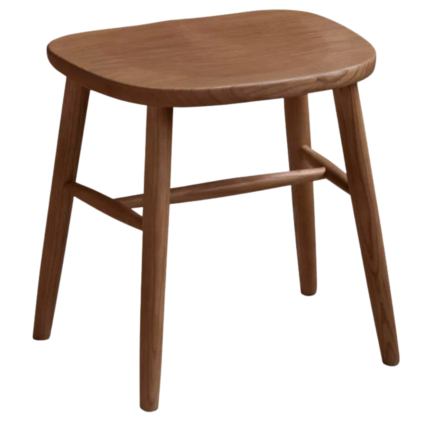 Ash, Oak, Cherry, North American Black Walnut Beech Solid Wood Makeup Stool