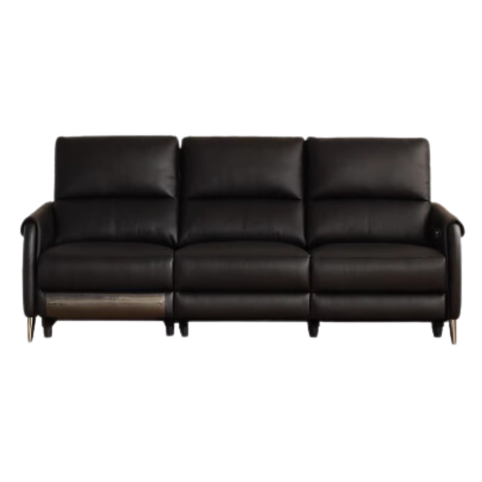 Genuine Leather Zero Wall Multifunctional Electric Sofa, Top Layer Cowhide Sofa.