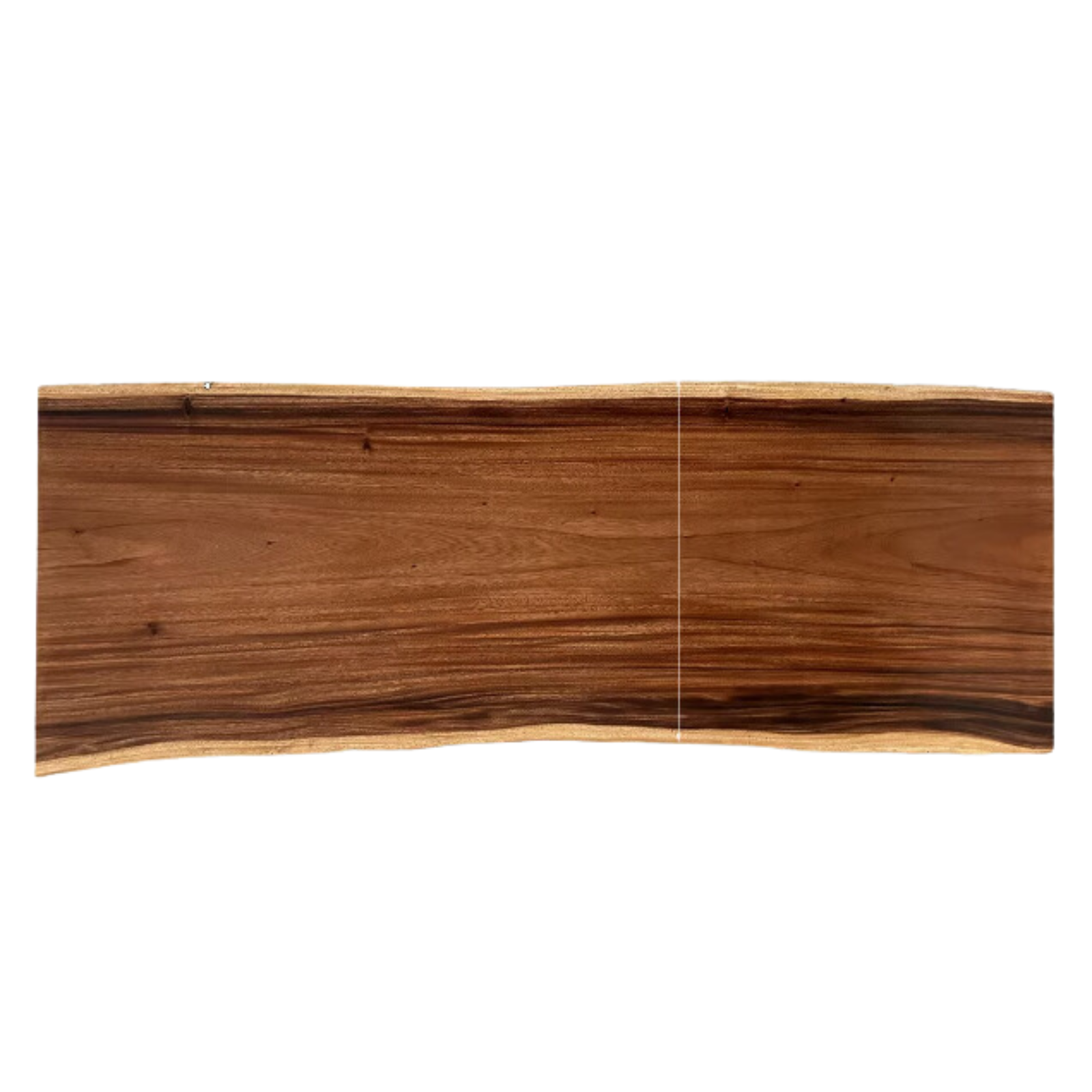 Black Walnut Solid Wood Natural Edge Large Top For Dining Table.
