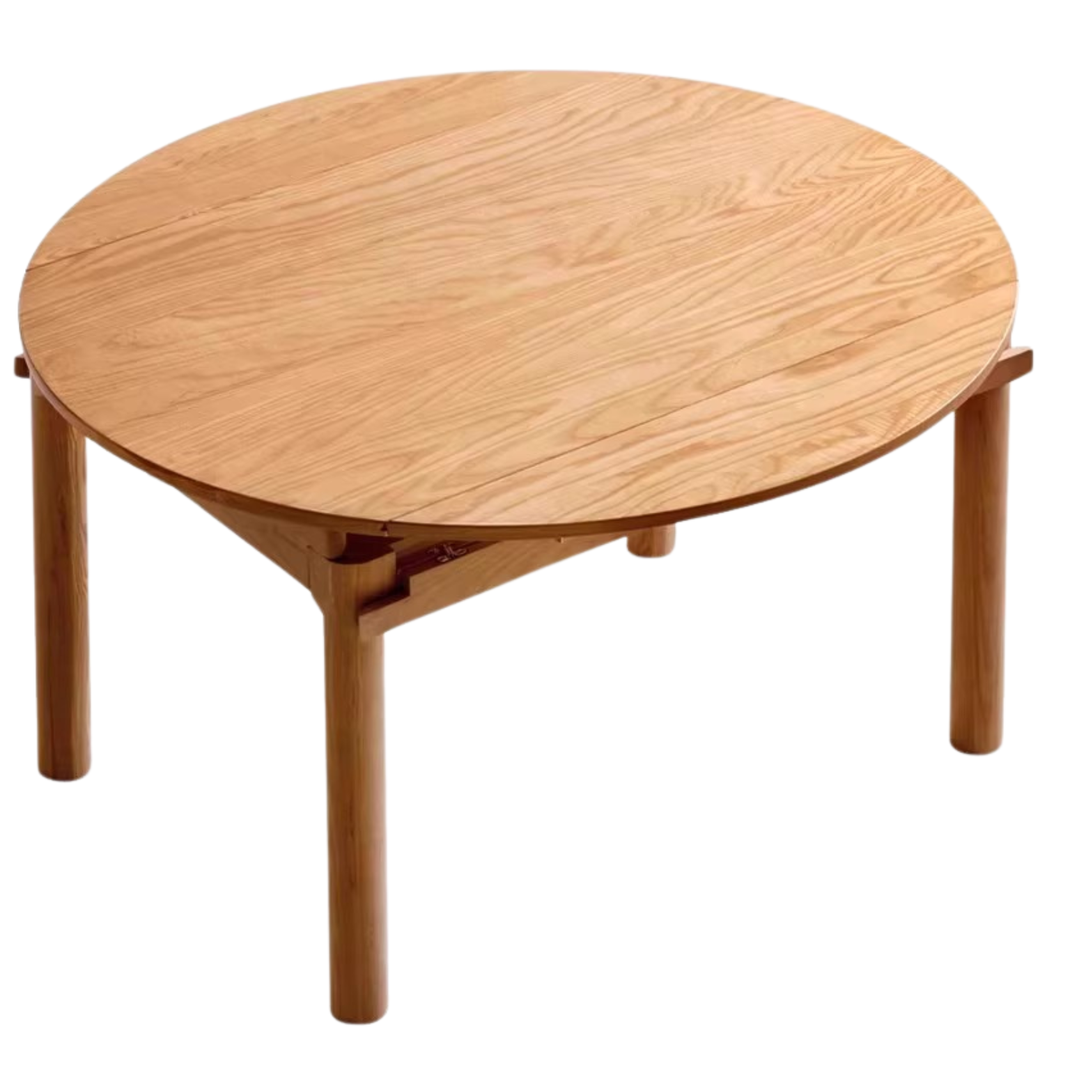Ash, Cherry, Oak Solid Wood Folding Dining Table
