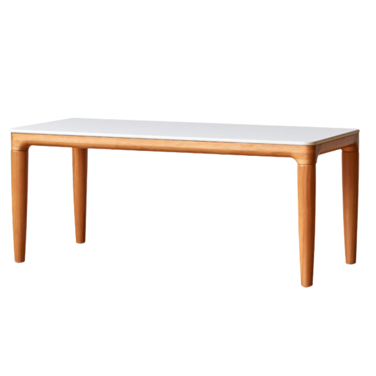 Pine Solid Wood Modern Combination Rock Plate Coffee Table