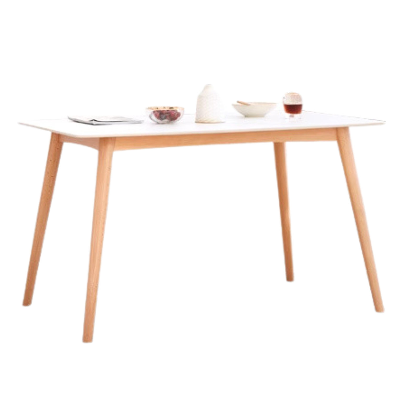 Beech Solid Wood Modern Dining Table