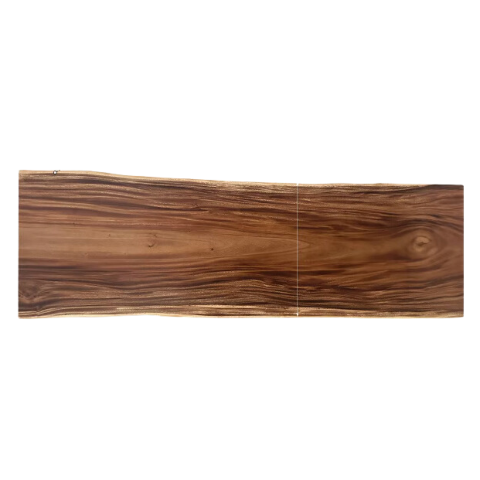 Black Walnut Solid Wood Natural Edge Large Top For Dining Table.