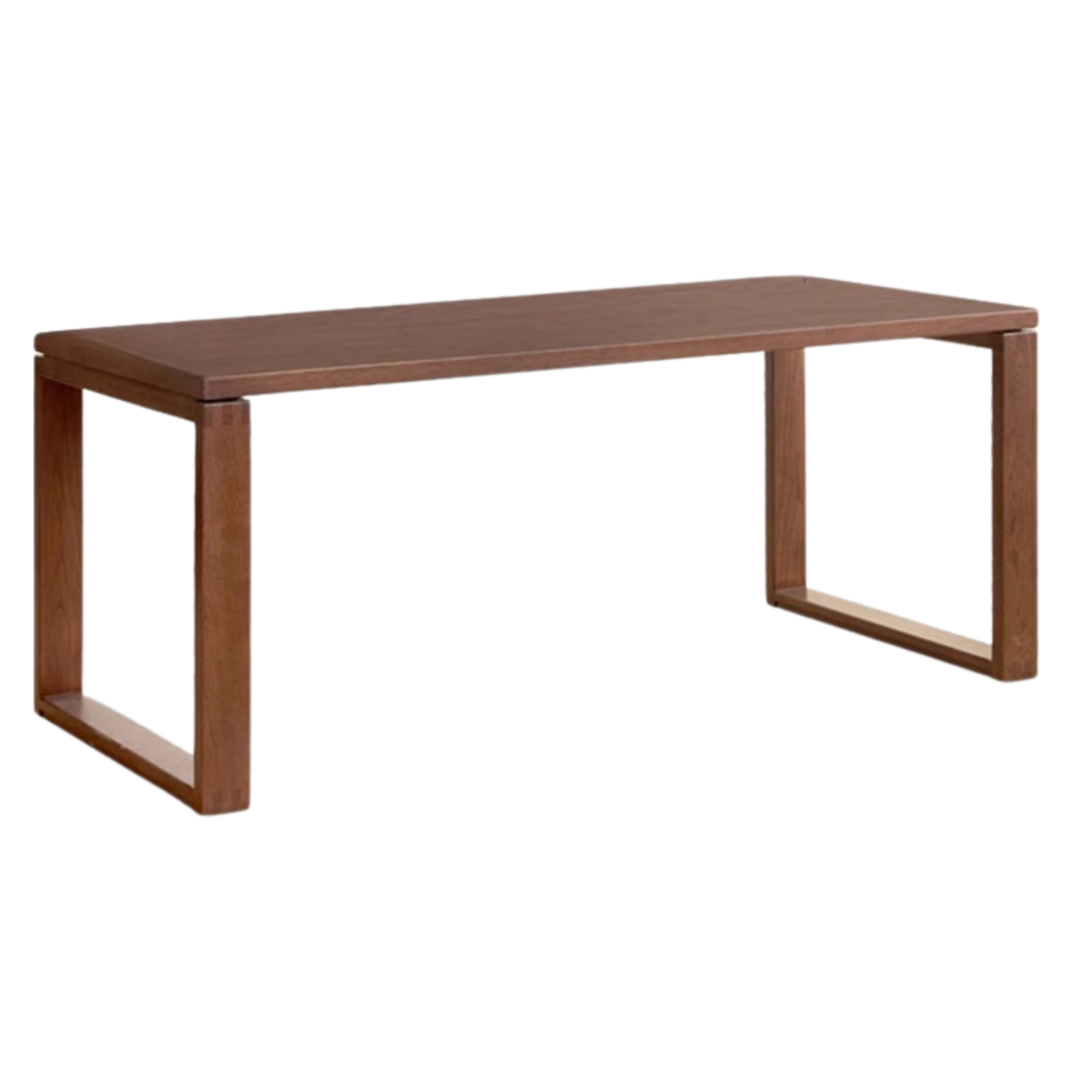 Black Walnut, Oak Solid Wood Long Dining Table