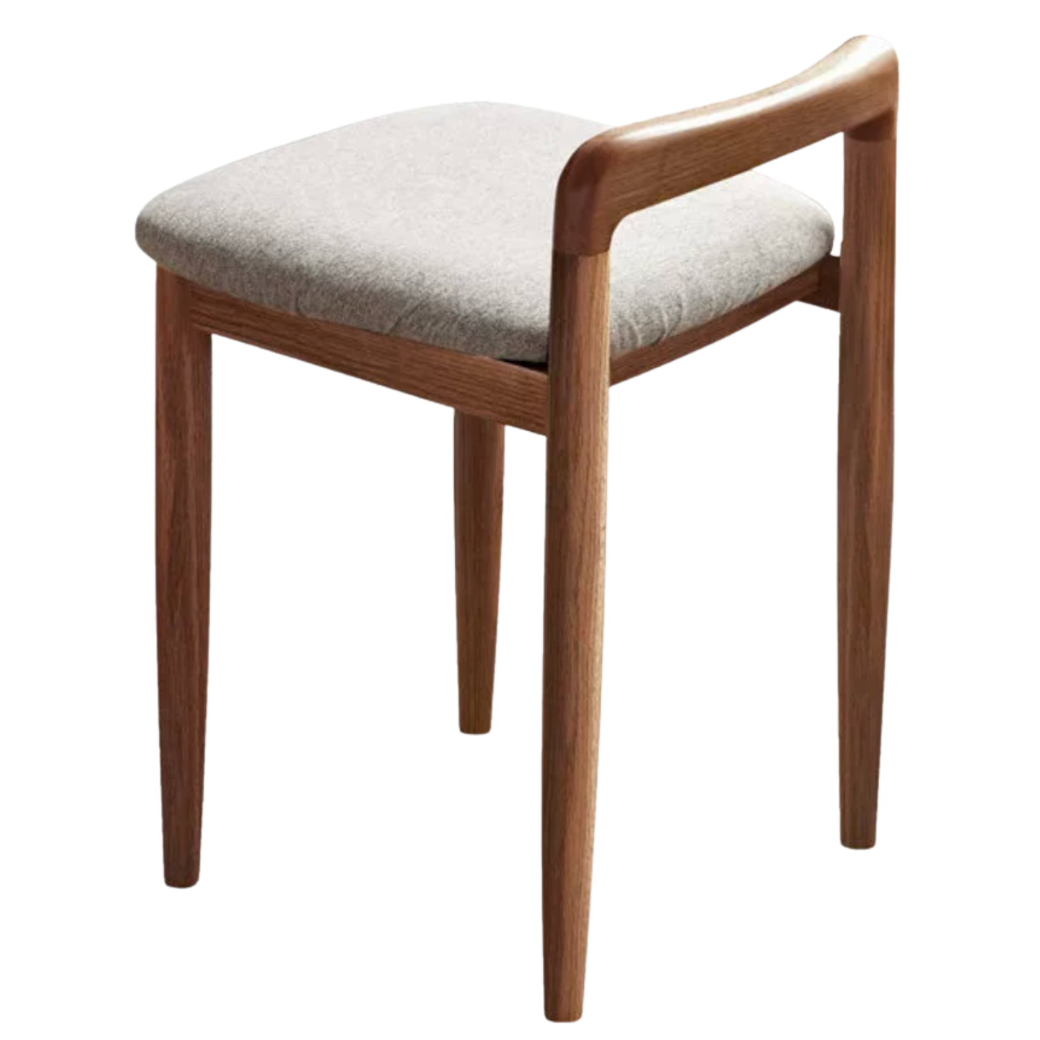 Oak Solid Wood Makeup Stool Chair