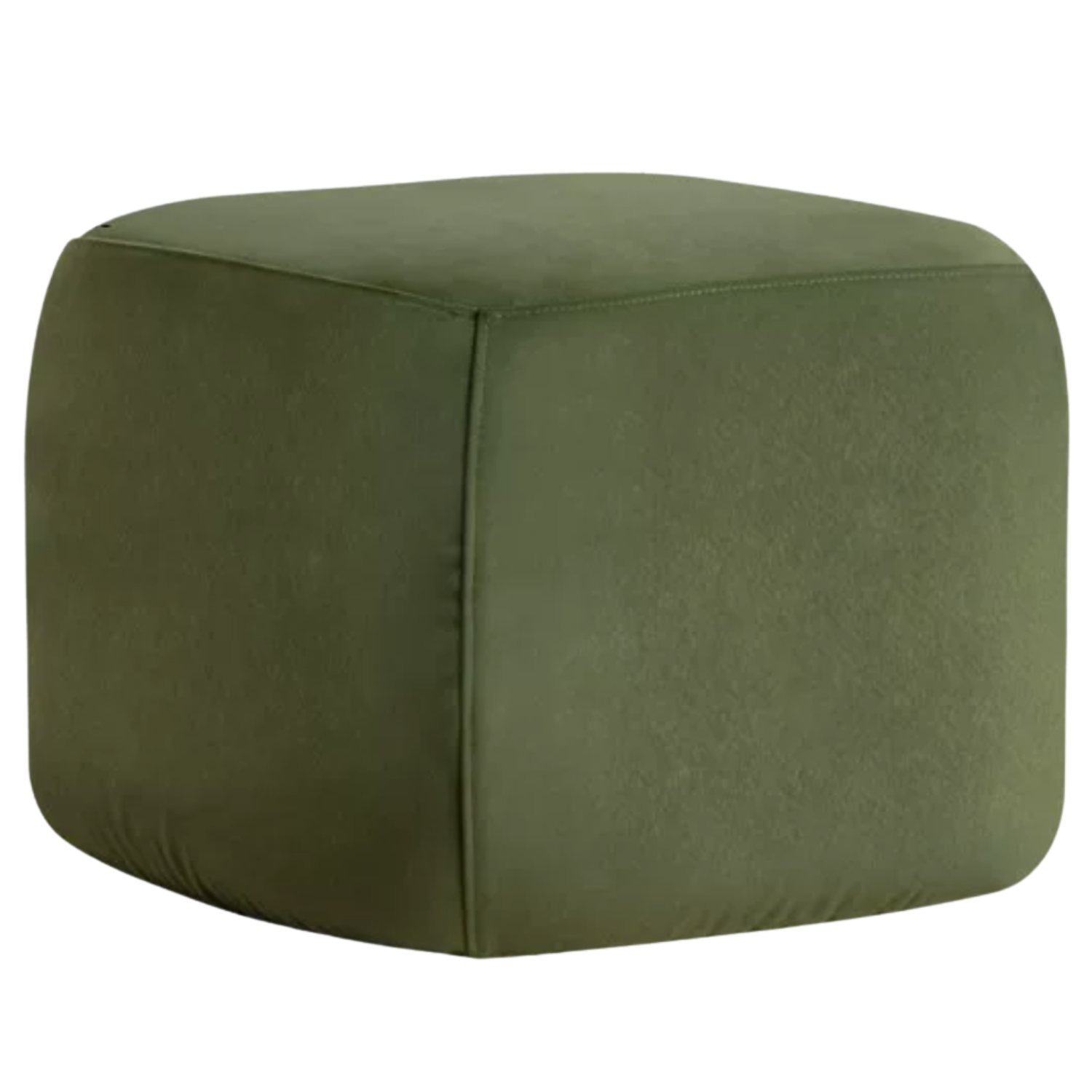 Modern fabric pouf, sofa stool and footrest