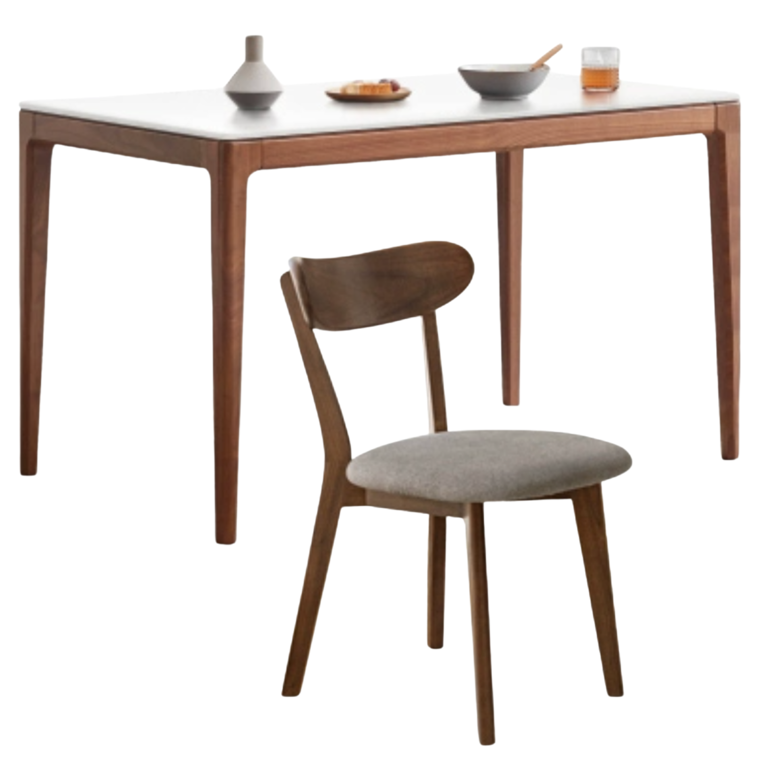 Black Walnut Dining Tables With Slate Top