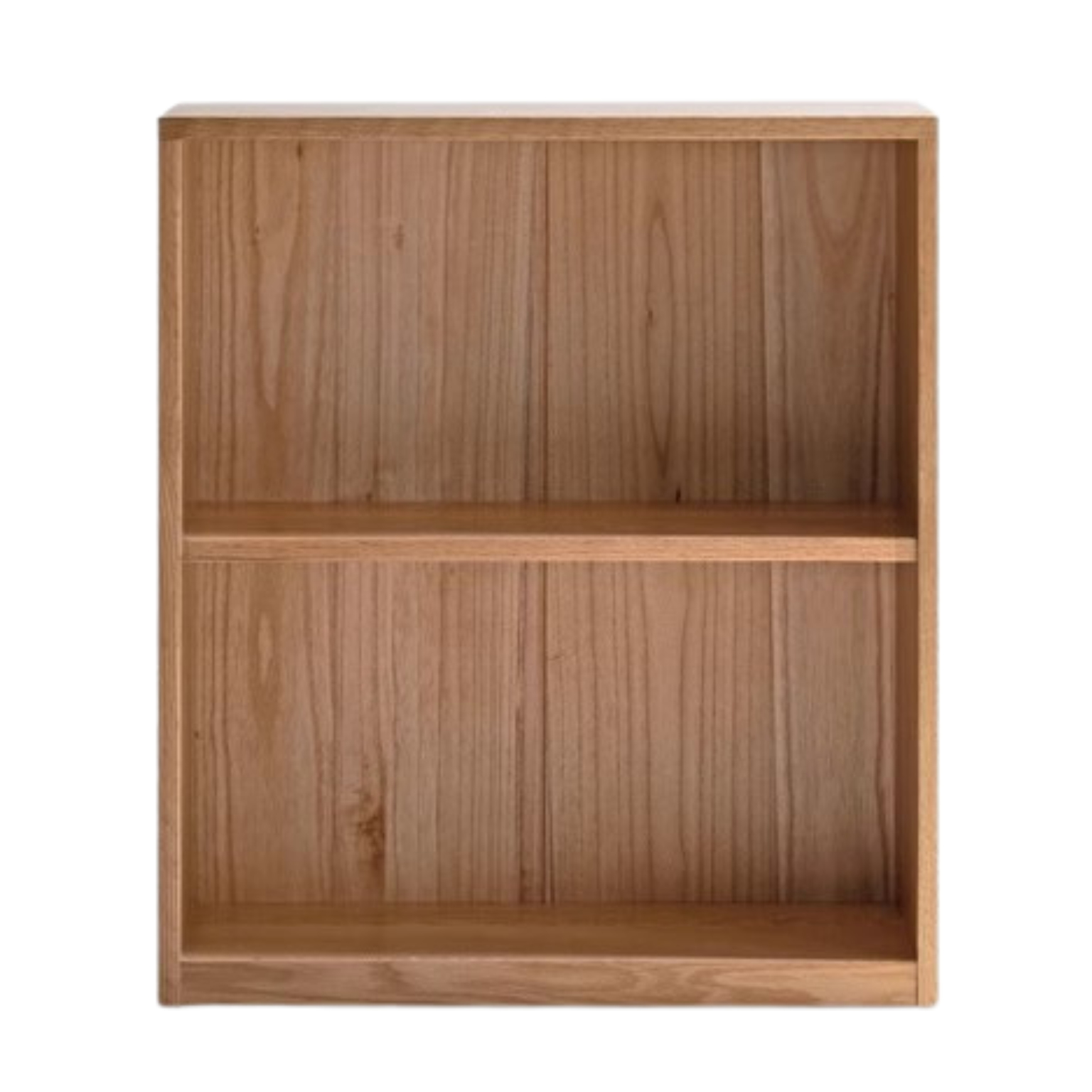 Black Walnut, Oak Solid Wood Low Bookcase, Modern Modular Storage Shelf Cabinet