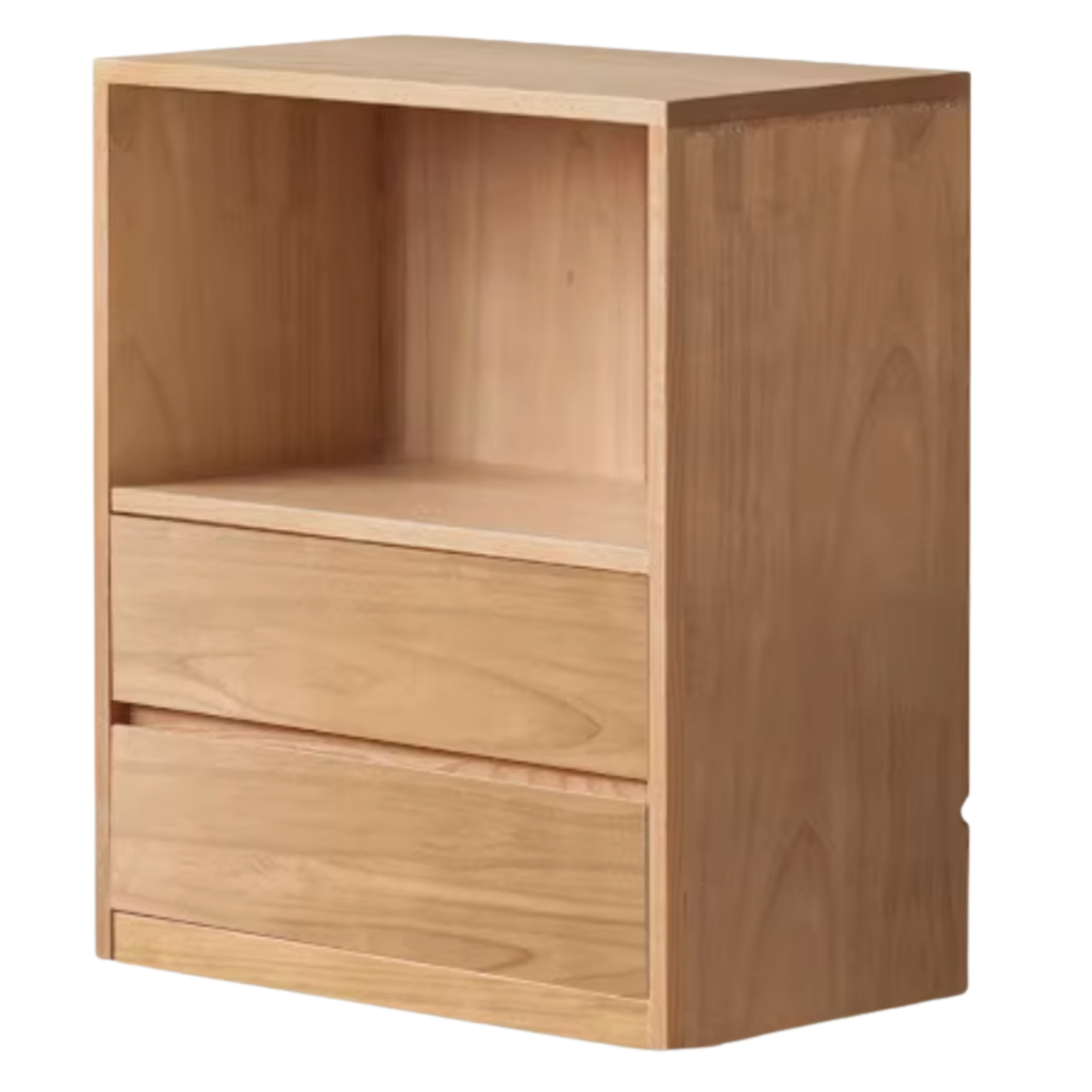 Oak, Solid Rubberwood, Ash Solid Wood Bookcase Free Combination Low Cabinet Floor-Standing Bookshelf