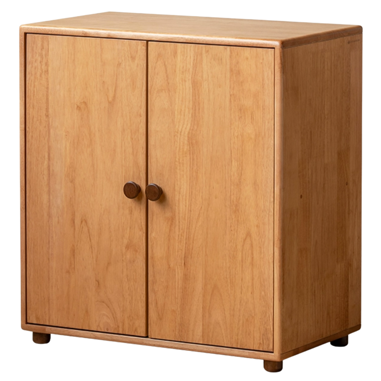 Beech, Solid Rubberwood Children's Bucket Cabinet