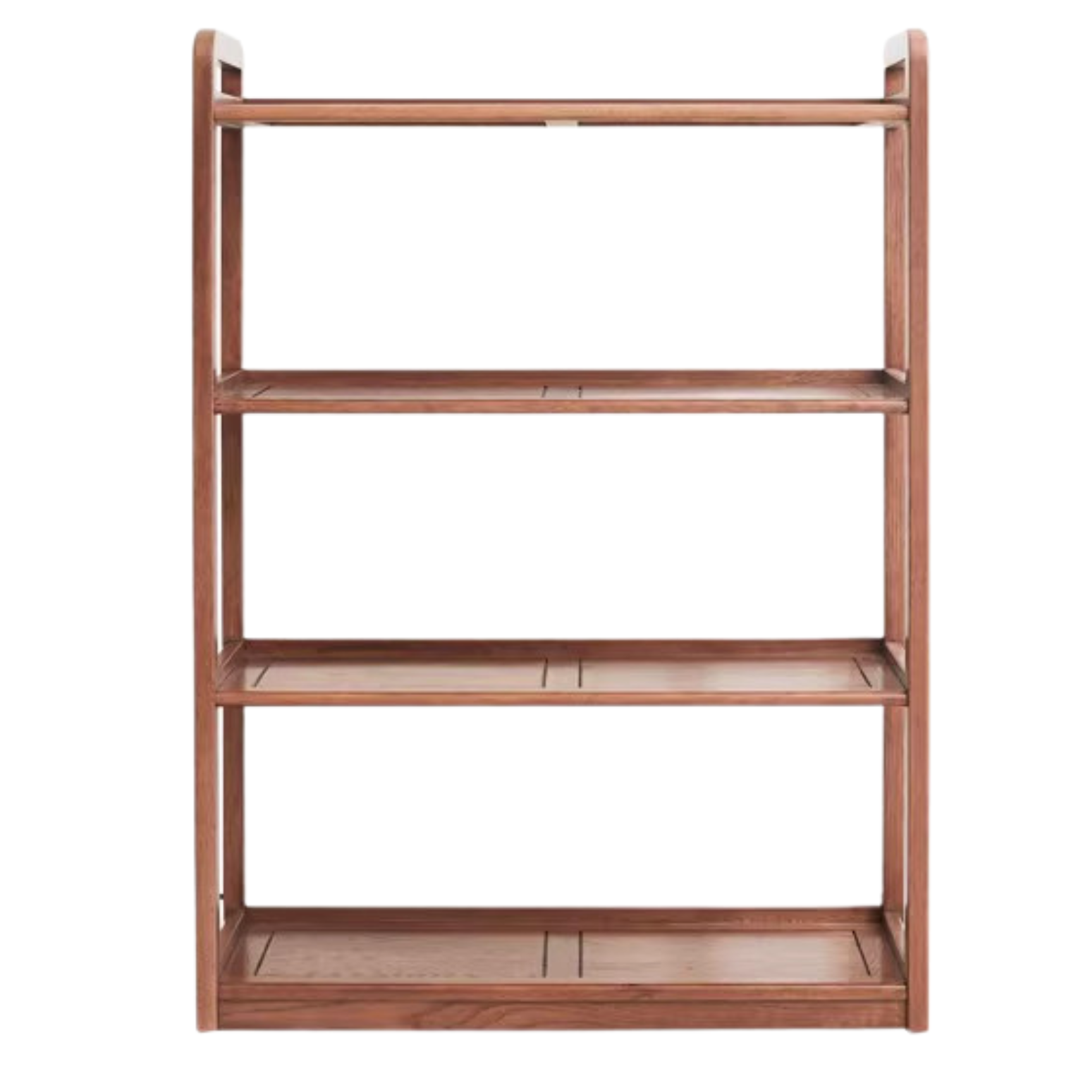 Oak Solid Wood Floor-To-Ceiling Racks Modern