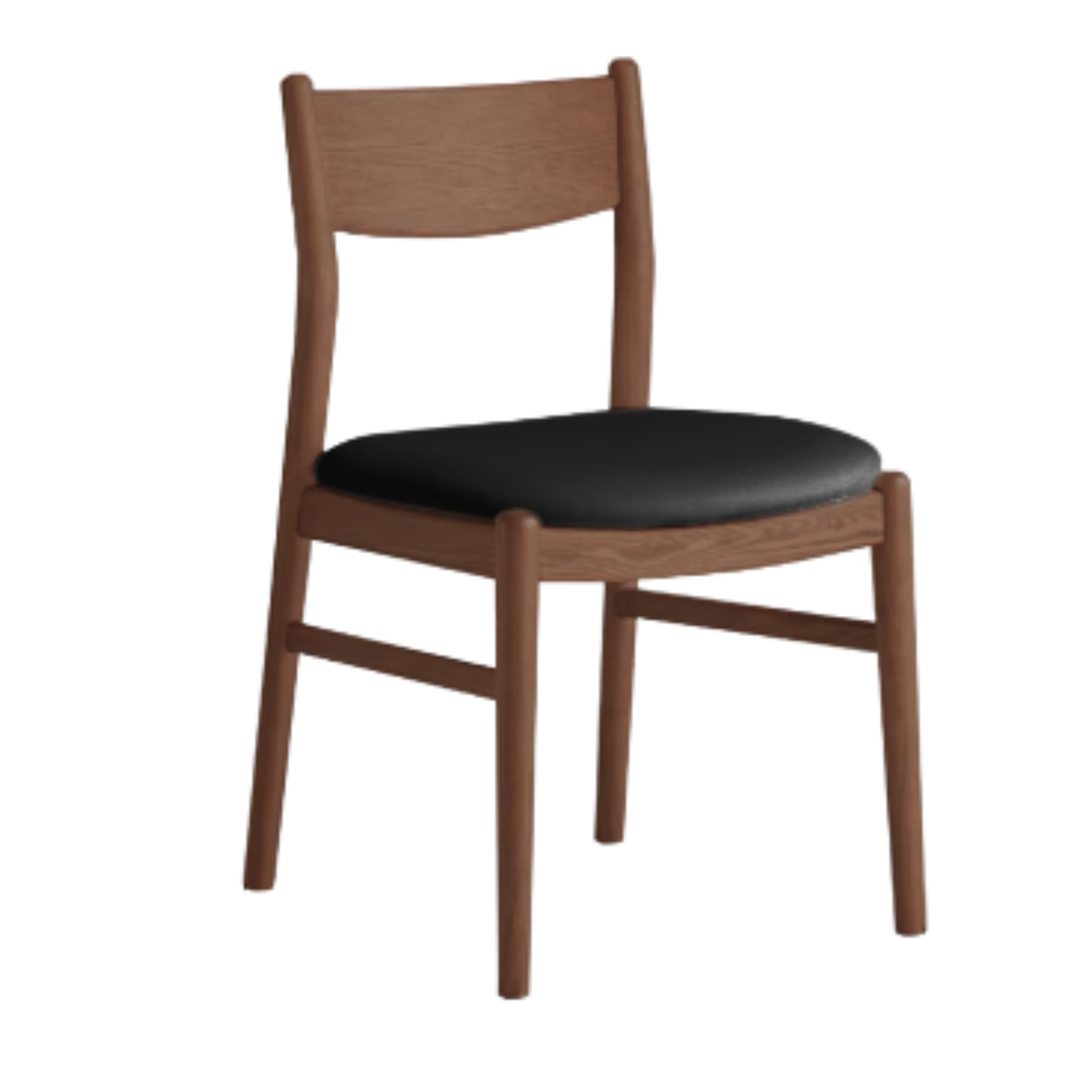 4 pcs Black Walnut, Oak, Ash Solid Wood Dining Chair Retro