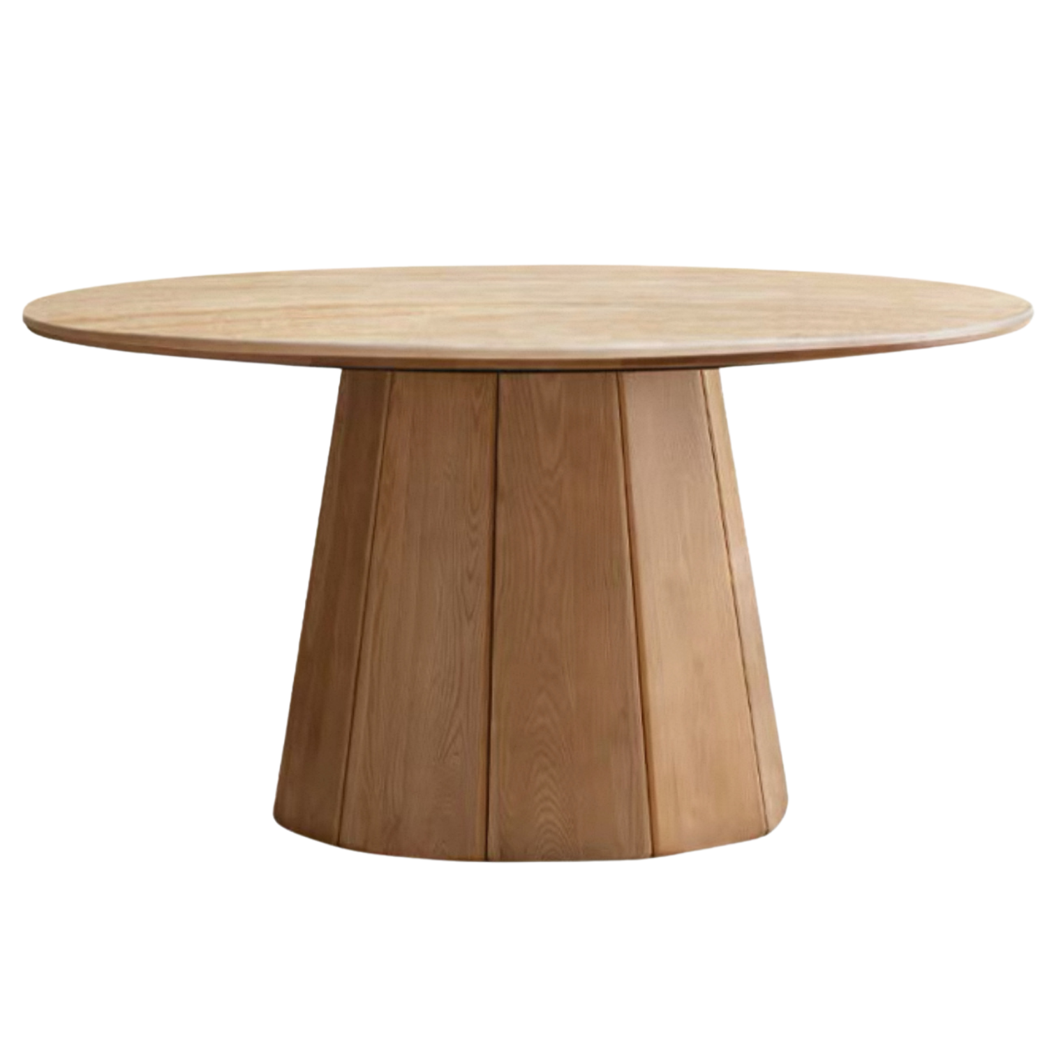 Ash Solid Wood Round Dining Table.
