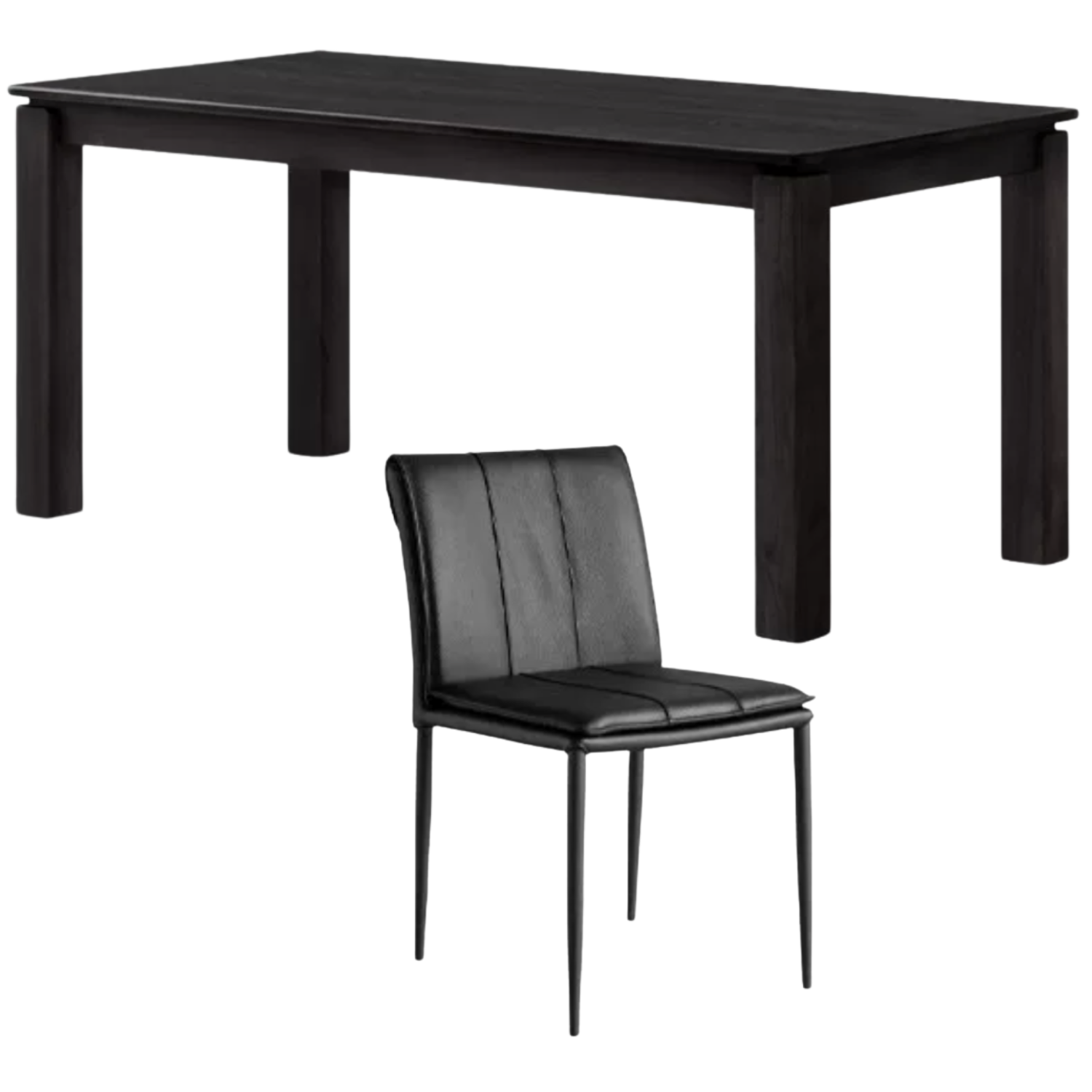 Oak, Ash Solid Wood Dining Table Modern and Simple