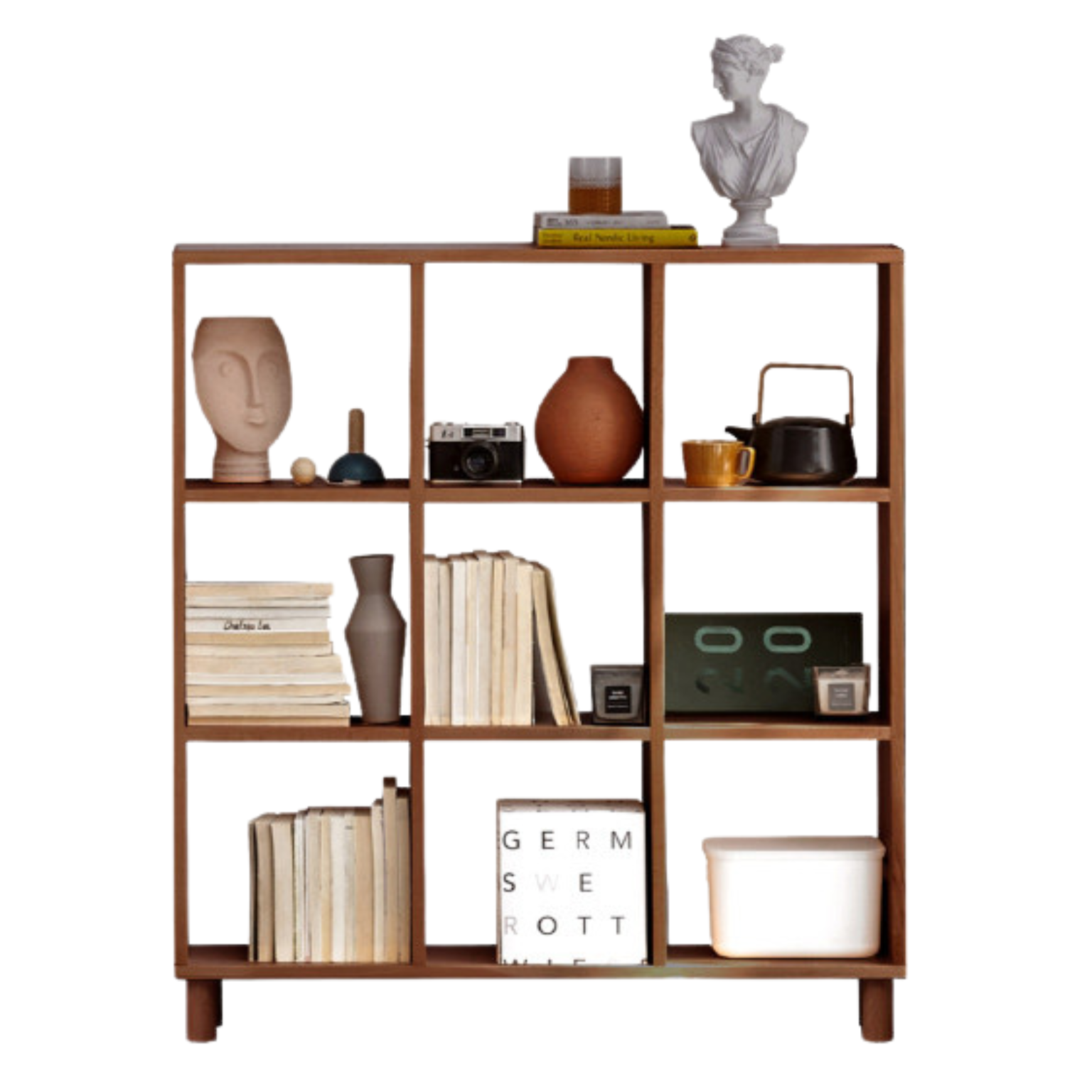 Beech, Oak Solid Wood Bookshelf Bookcase Free Combination