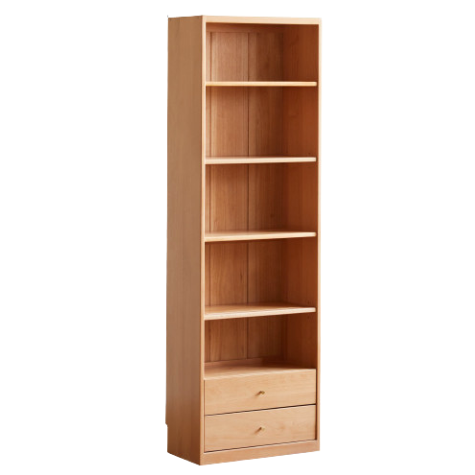 Beech Solid Wood Bookcase Combination Cabinet