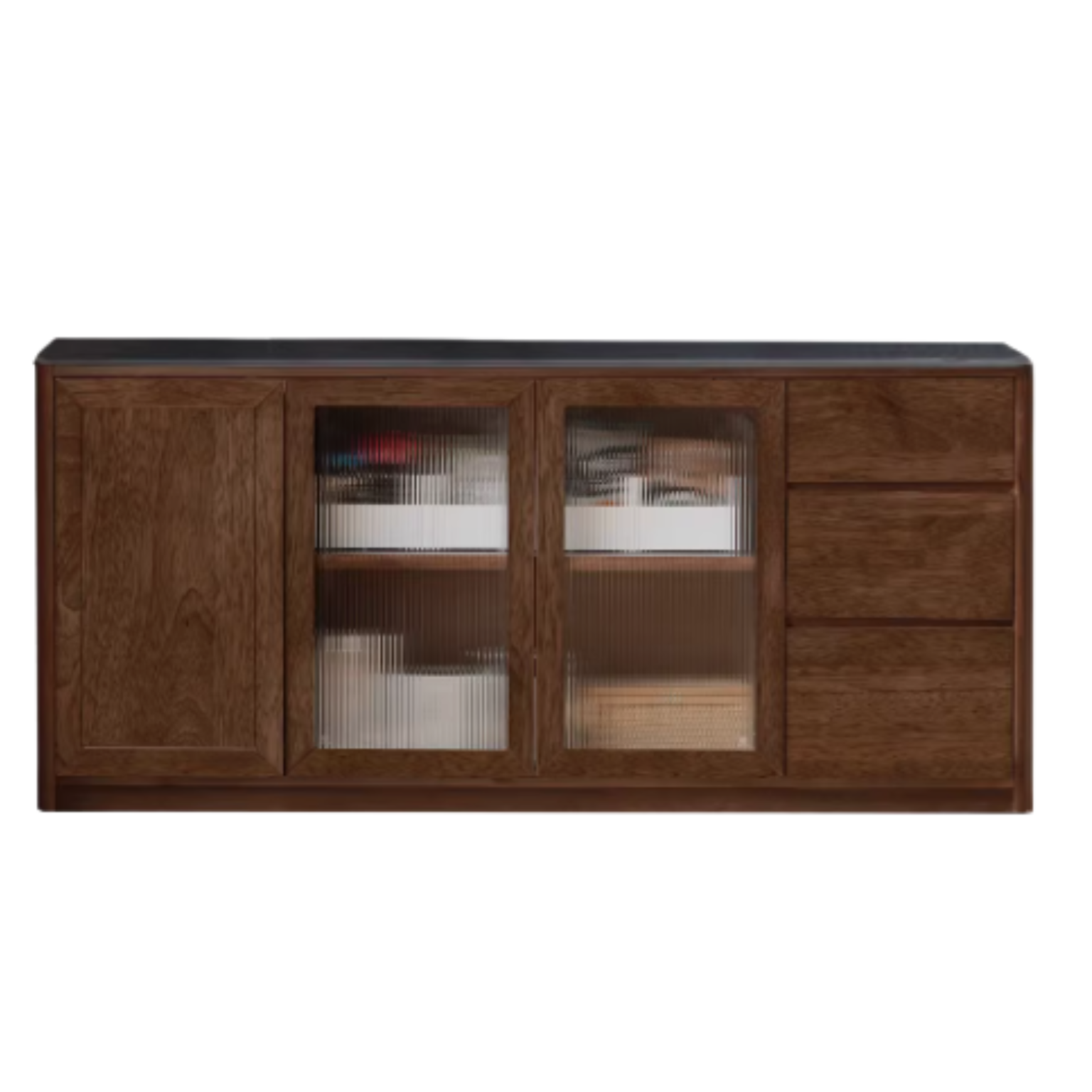 Sandalwood, Black Walnut, Ash Solid Wood Sideboard Hole Storage