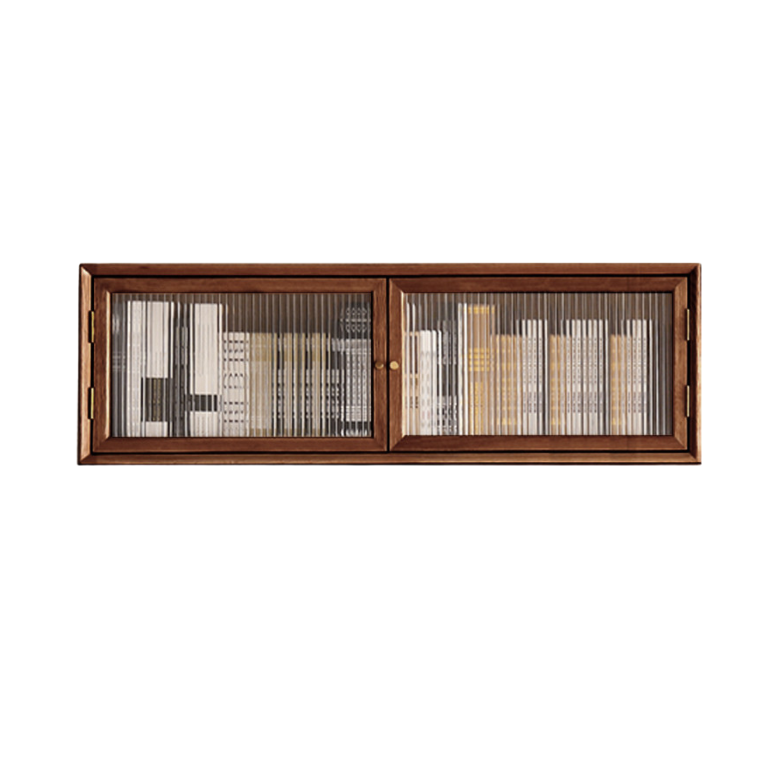 Oak, Ash Solid Wood Modular Bookcase with Glass Doors
