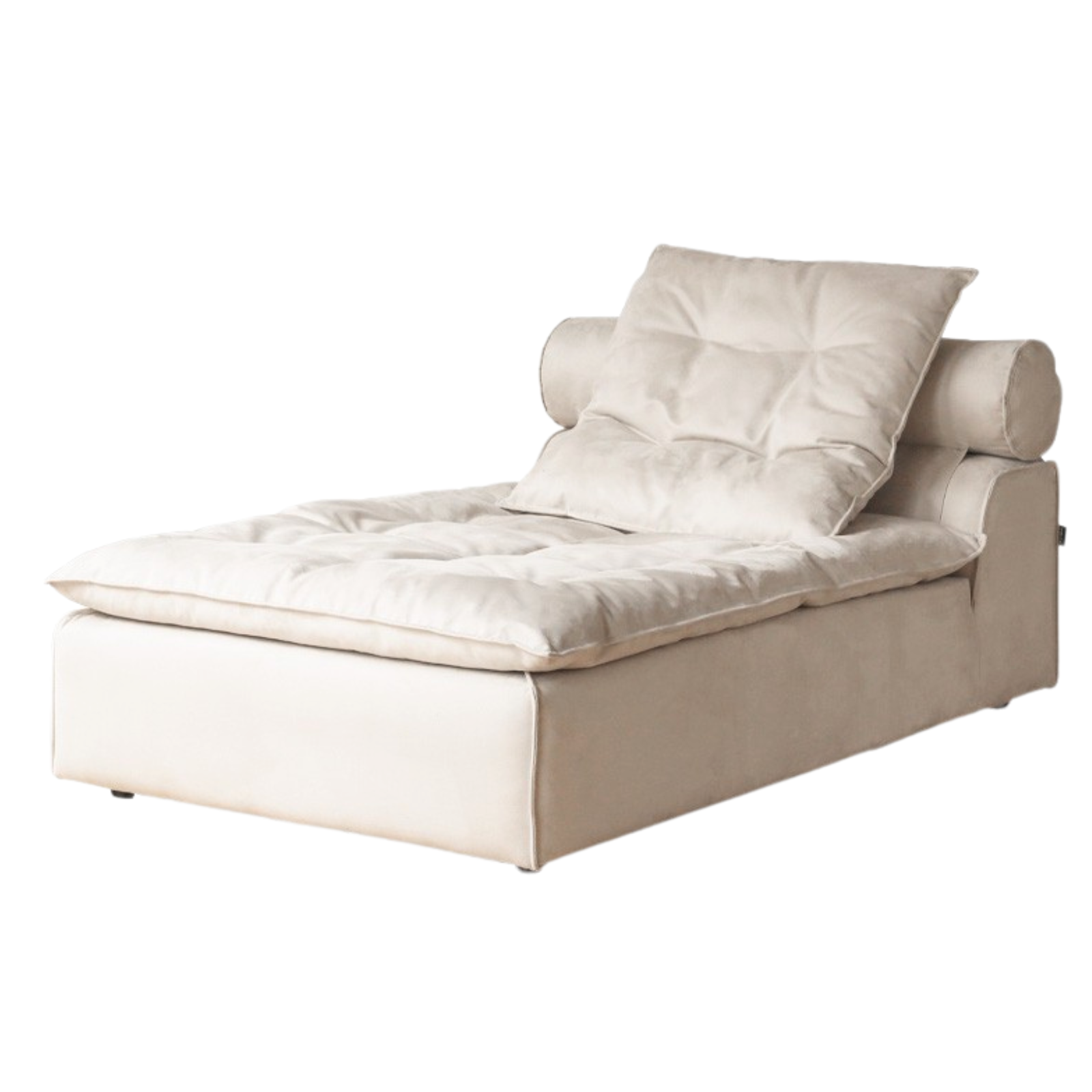 Fabric French Cream Style Modular Sofa.