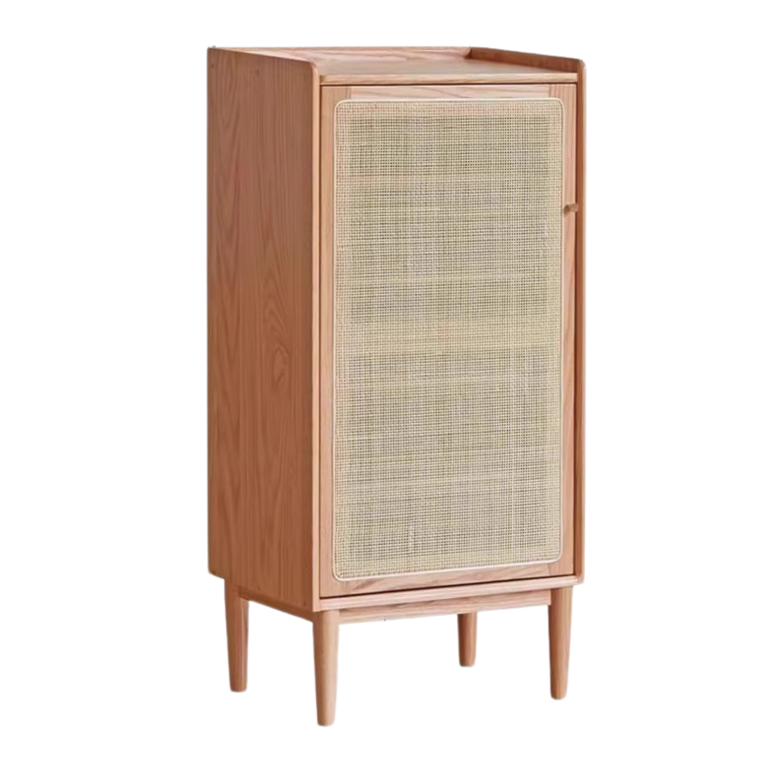 Oak Solid Wood Narrow Style With Doorshoe Cabinet