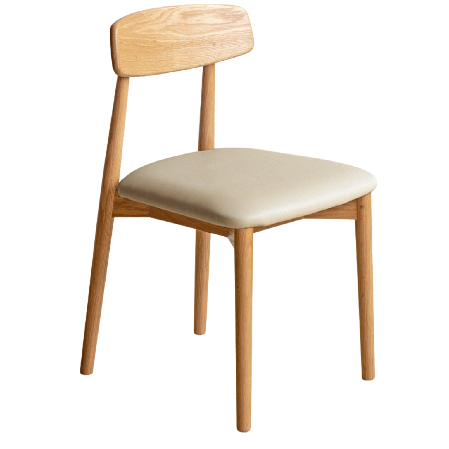 4 pcs set Black Walnut, Ash, Oak, Beech, Cherry Solid Wood Simple Modern-Dining Chair