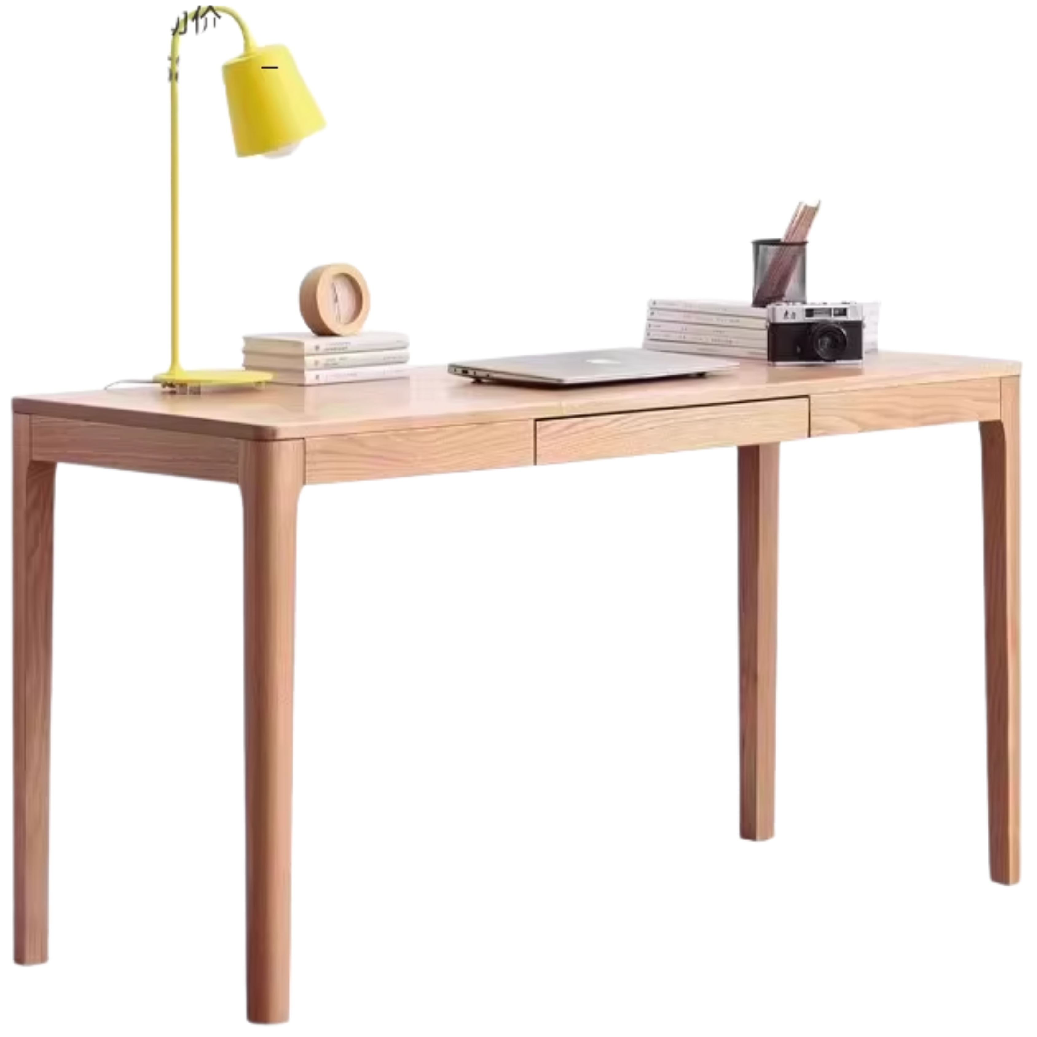 Oak Solid Wood Office Nordic Desk