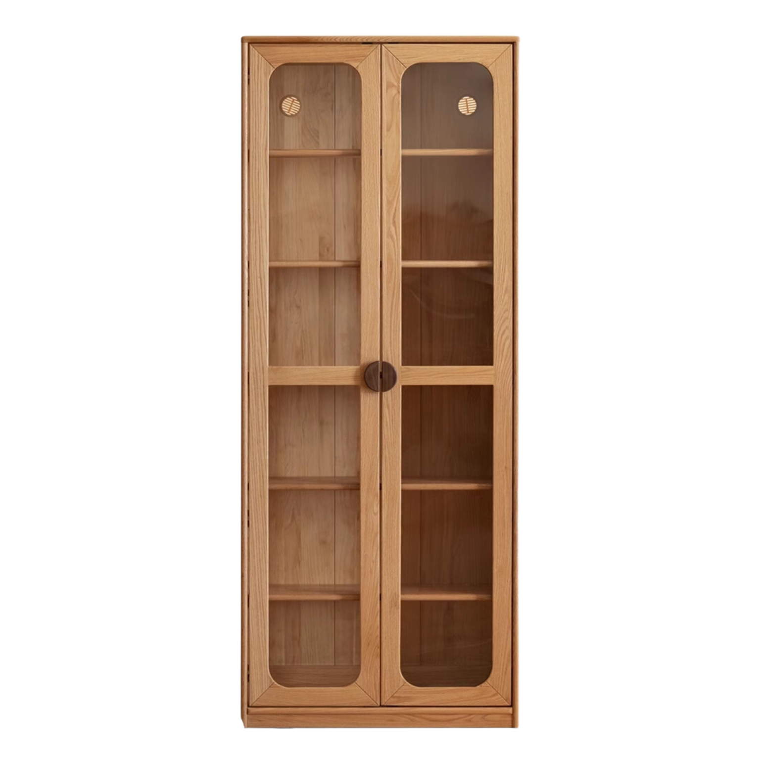 Oak Solid Wood Kids Bookcase Combination Bookshelf