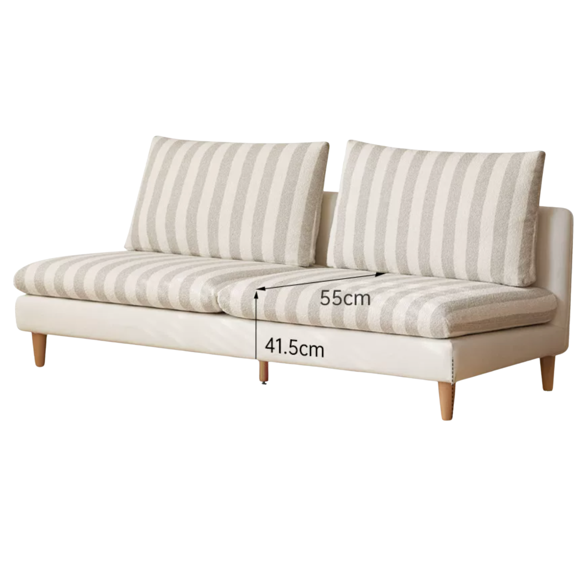 Natural, healthy Cotton Linen Fabric Sofa