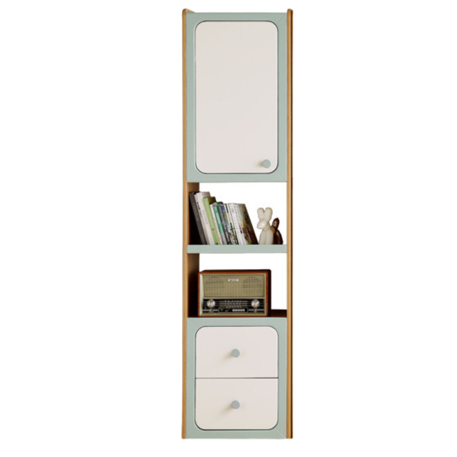 Beech Solid Wood Children's Combination Cabinet Multi-Functional