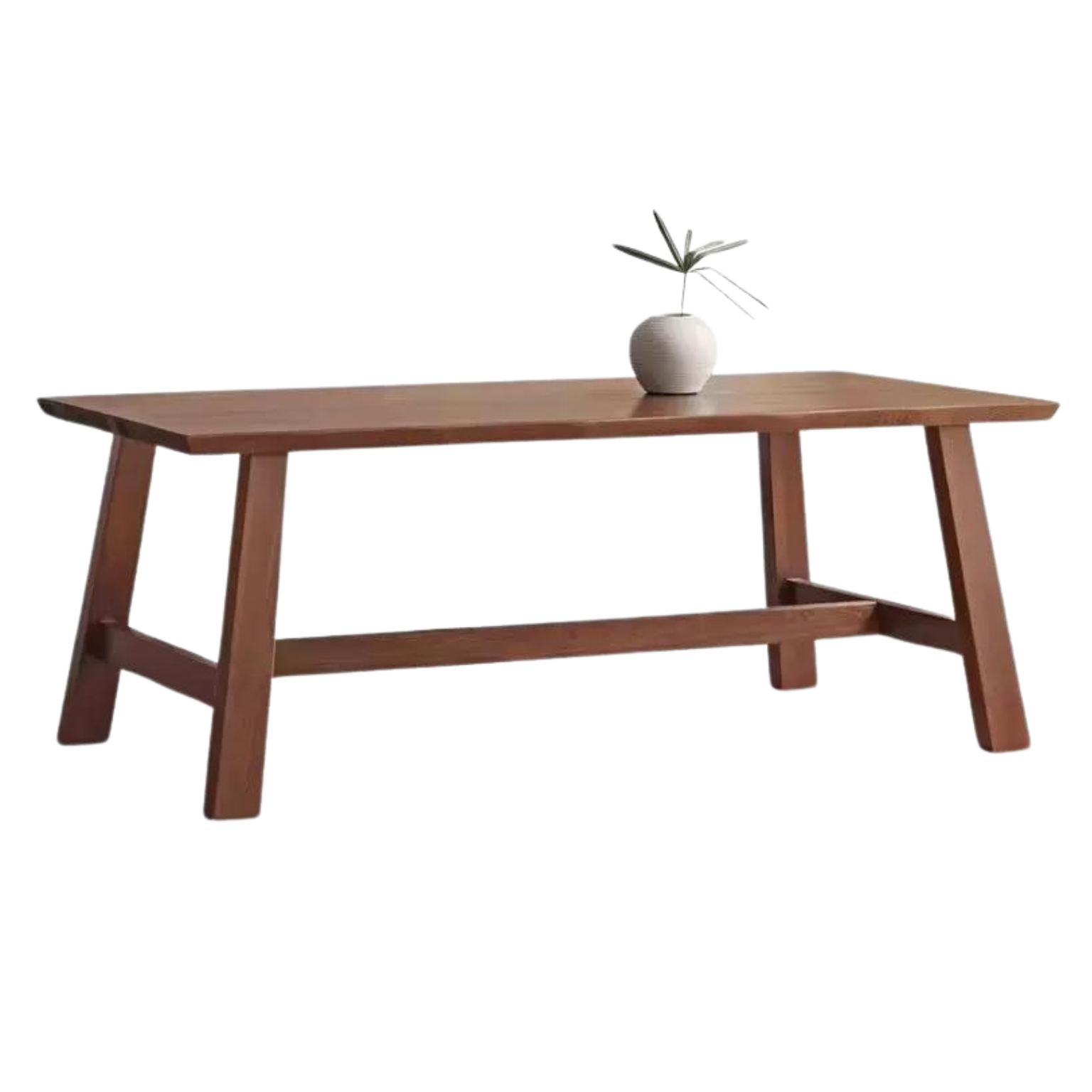 Ash Solid Wood Large Edge Table Dining