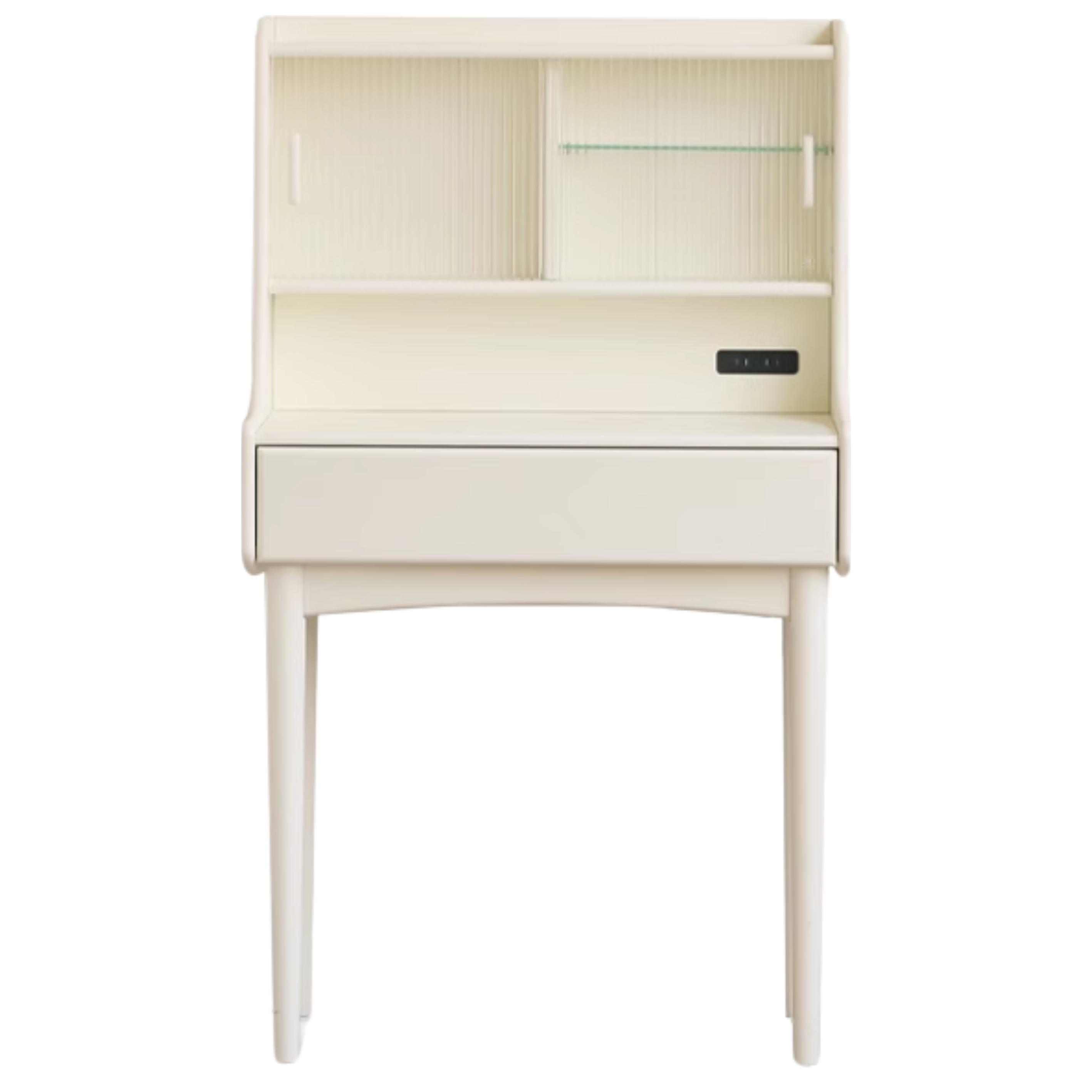 Ash Solid Wood Cream Style Vanity Table.