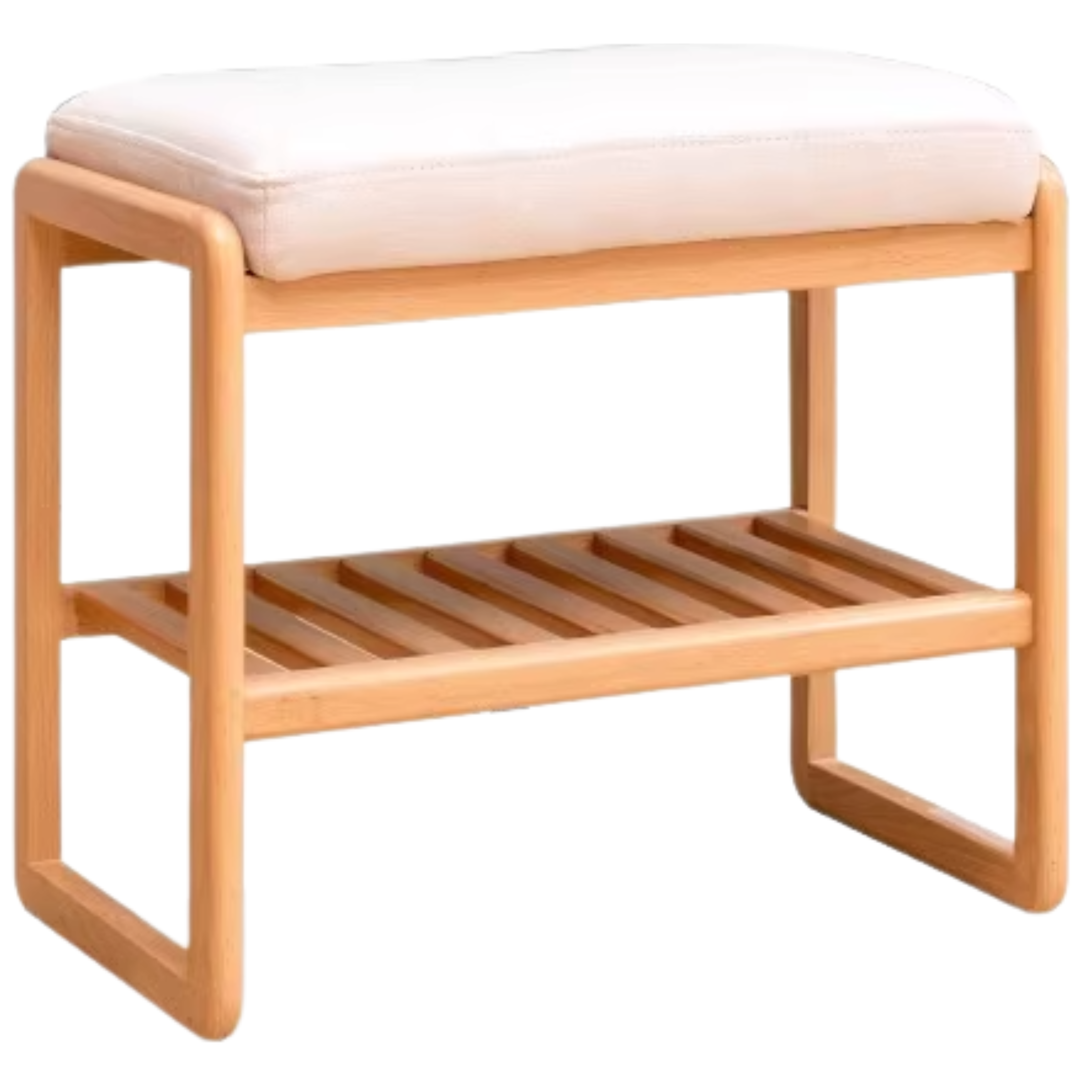 Beech Solid Wood Shoe Changing Stool