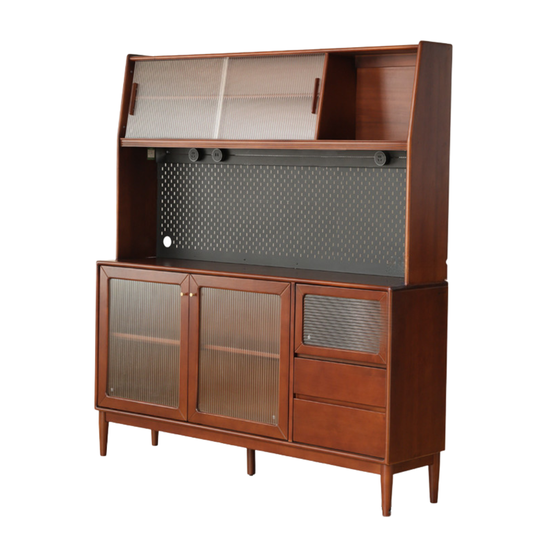 Tulipwood Solid Wood Sideboard Wall Mounted Cabinet