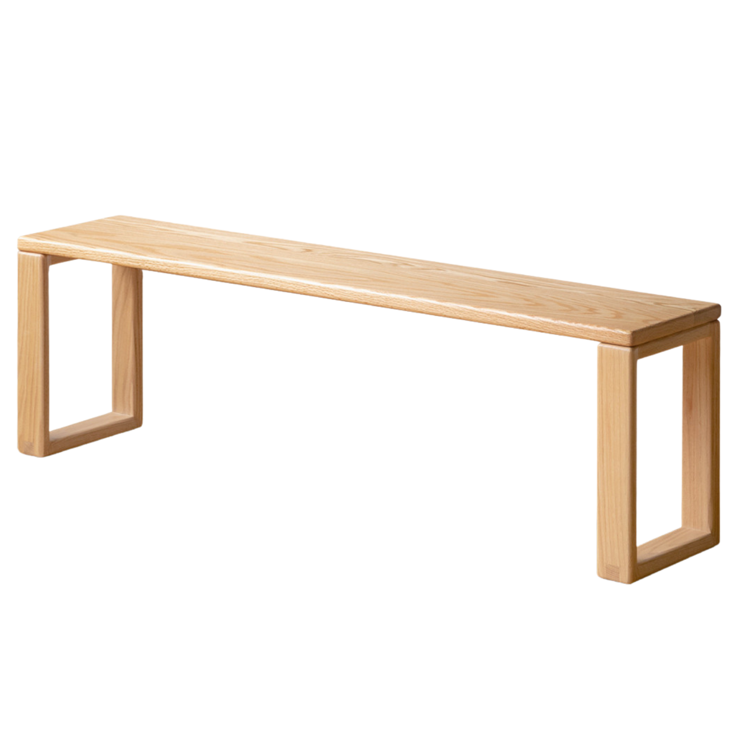 Ash, Oak, Cherry, Beech Solid Wood Long Bed end Bench