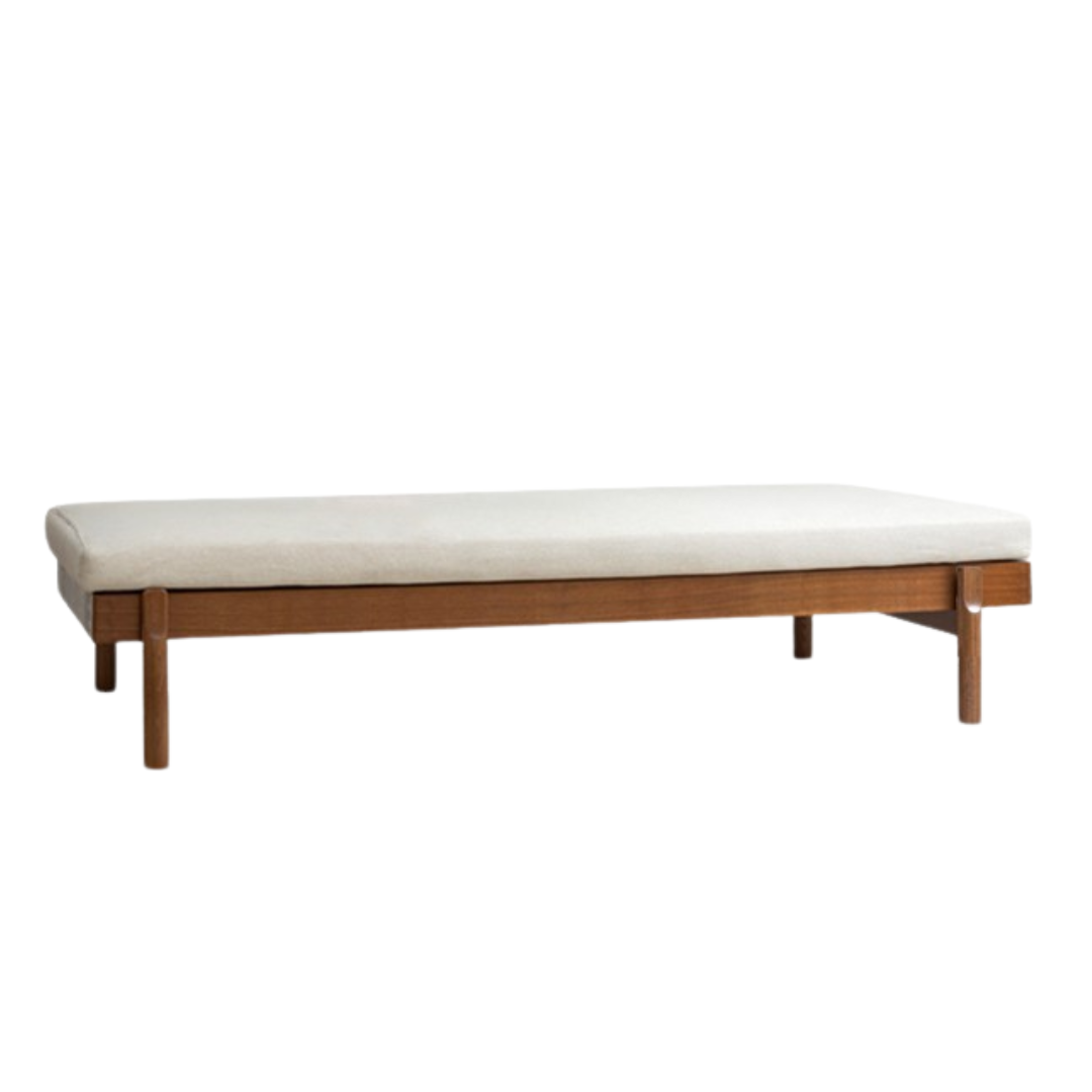 North american black walnut, Ash Solid Wood Single Sleeper Chaise Sofa Bed