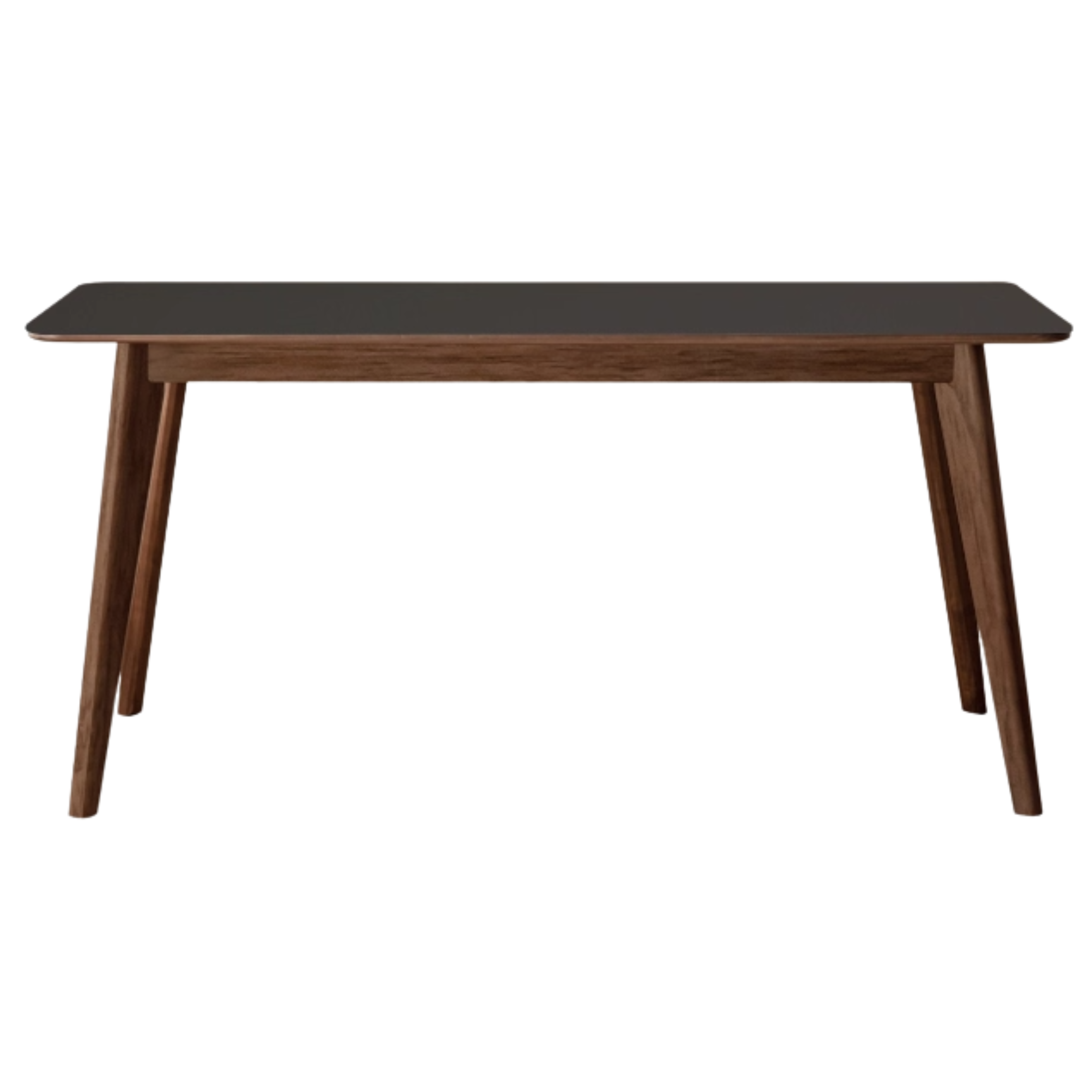 Ash, Black Walnut, Sandalwood Solid Wood Rock Plate Dining Table