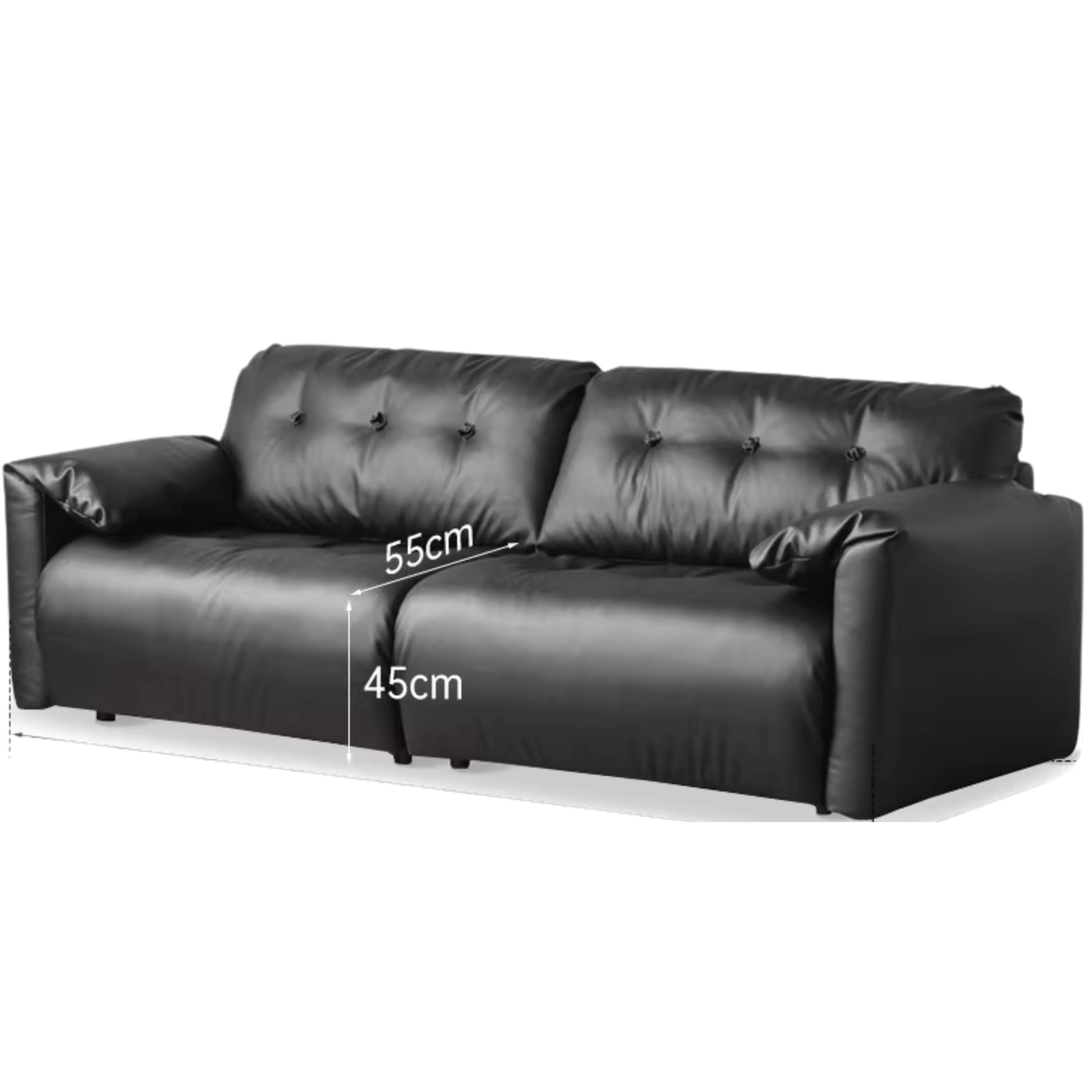 Ecological cloud leather Sofa Bed