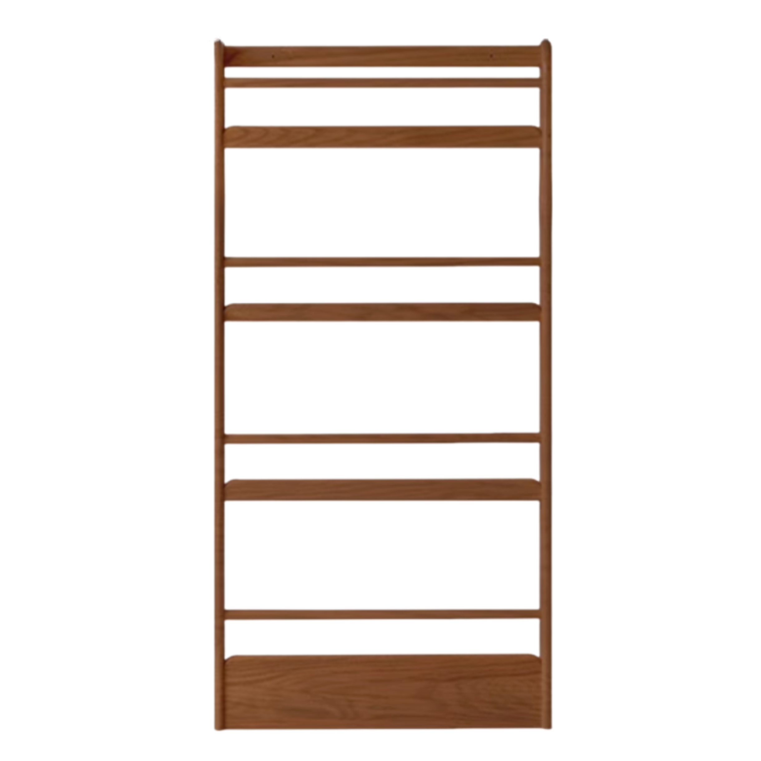 Oak, Beech Solid Wood Wall-mounted Ultra-thin Bookshelf