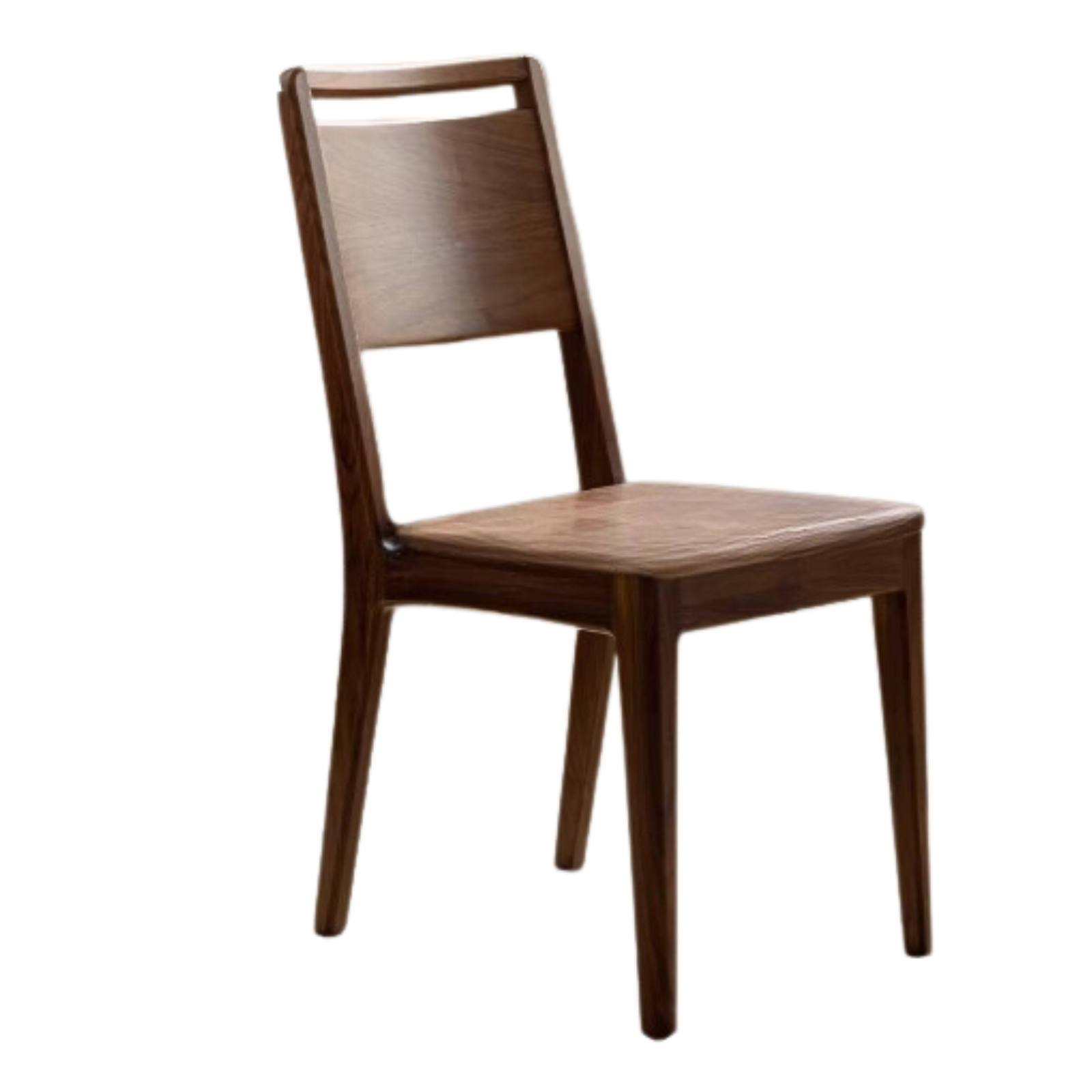 4 pcs Black Walnut, Ash, Oak, Sandalwood Solid Wood Dining Chair High Back